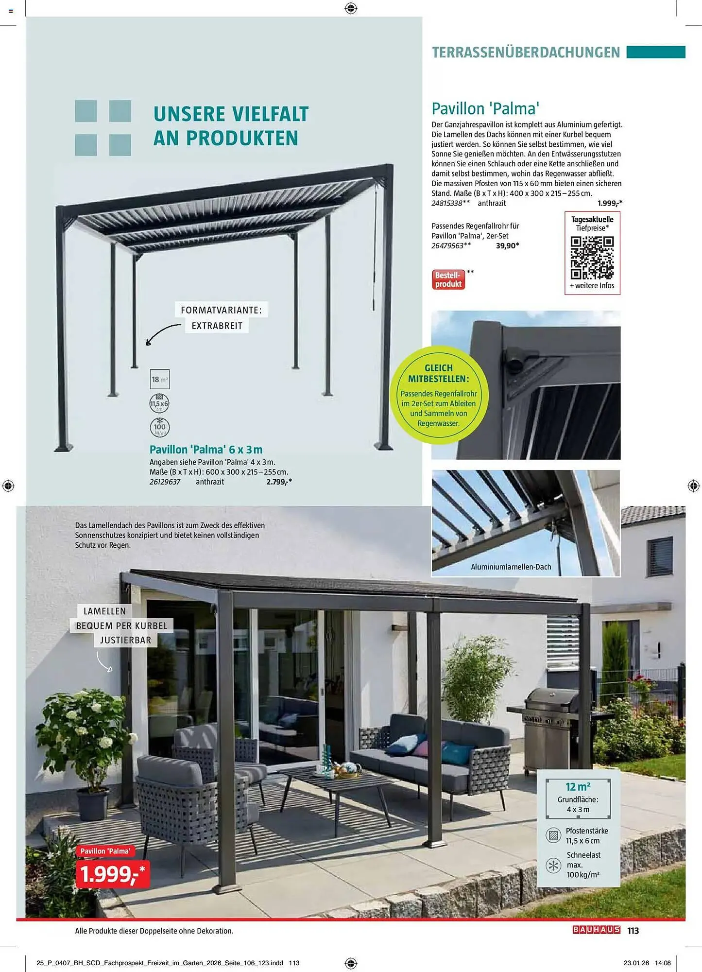 Bauhaus Prospekt von 2. März bis 30. Juni 2026 - Prospekt seite 113