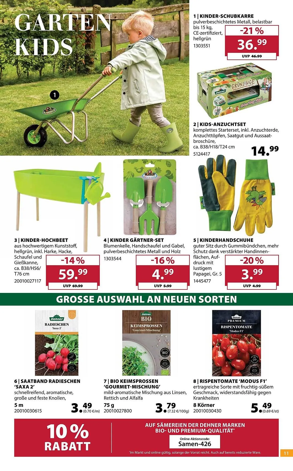 Dehner Prospekt von 8. April bis 13. April 2026 - Prospekt seite 11