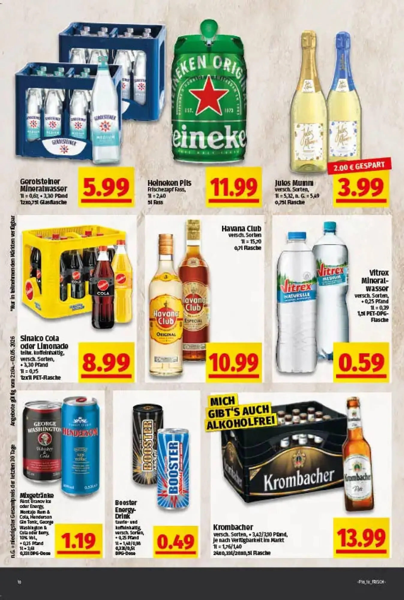 Ihr Frischmarkt Prospekt von 27. April bis 2. Mai 2026 - Prospekt seite 10