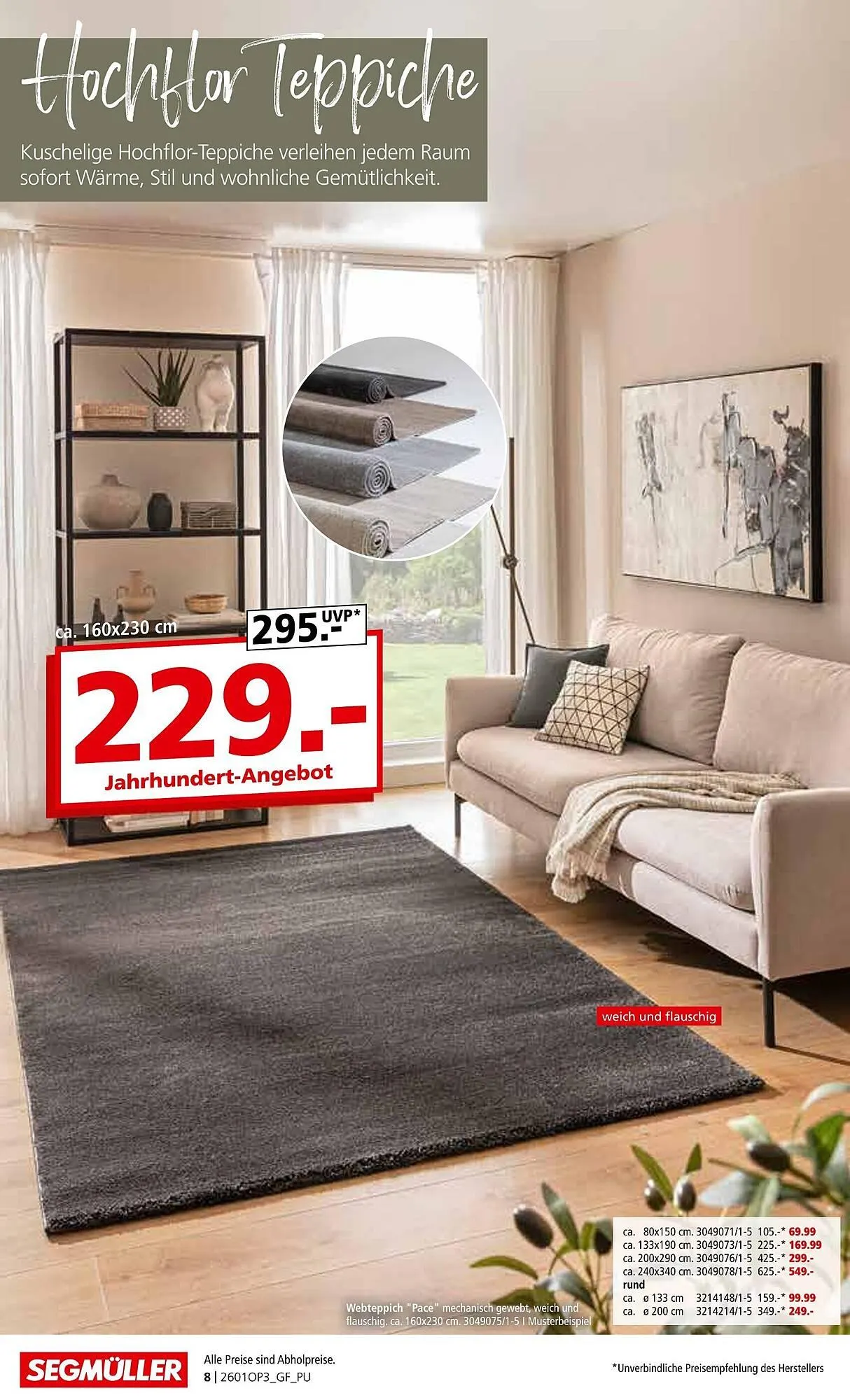 Segmüller Prospekt von 29. Dezember bis 29. März 2026 - Prospekt seite 8