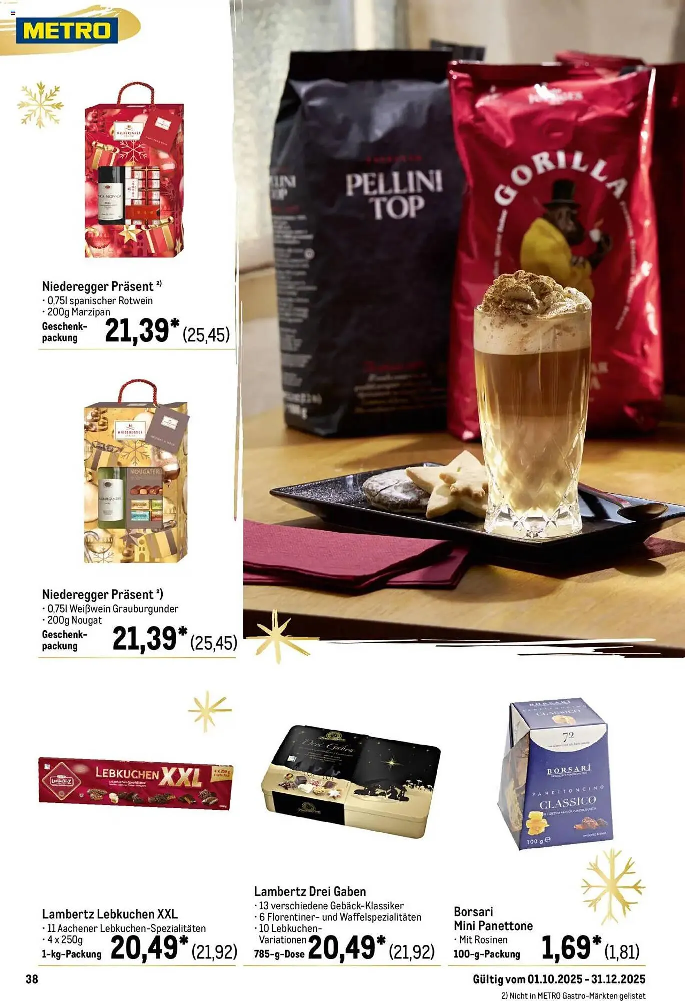METRO Prospekt von 1. Oktober bis 31. Dezember 2025 - Prospekt seite 42