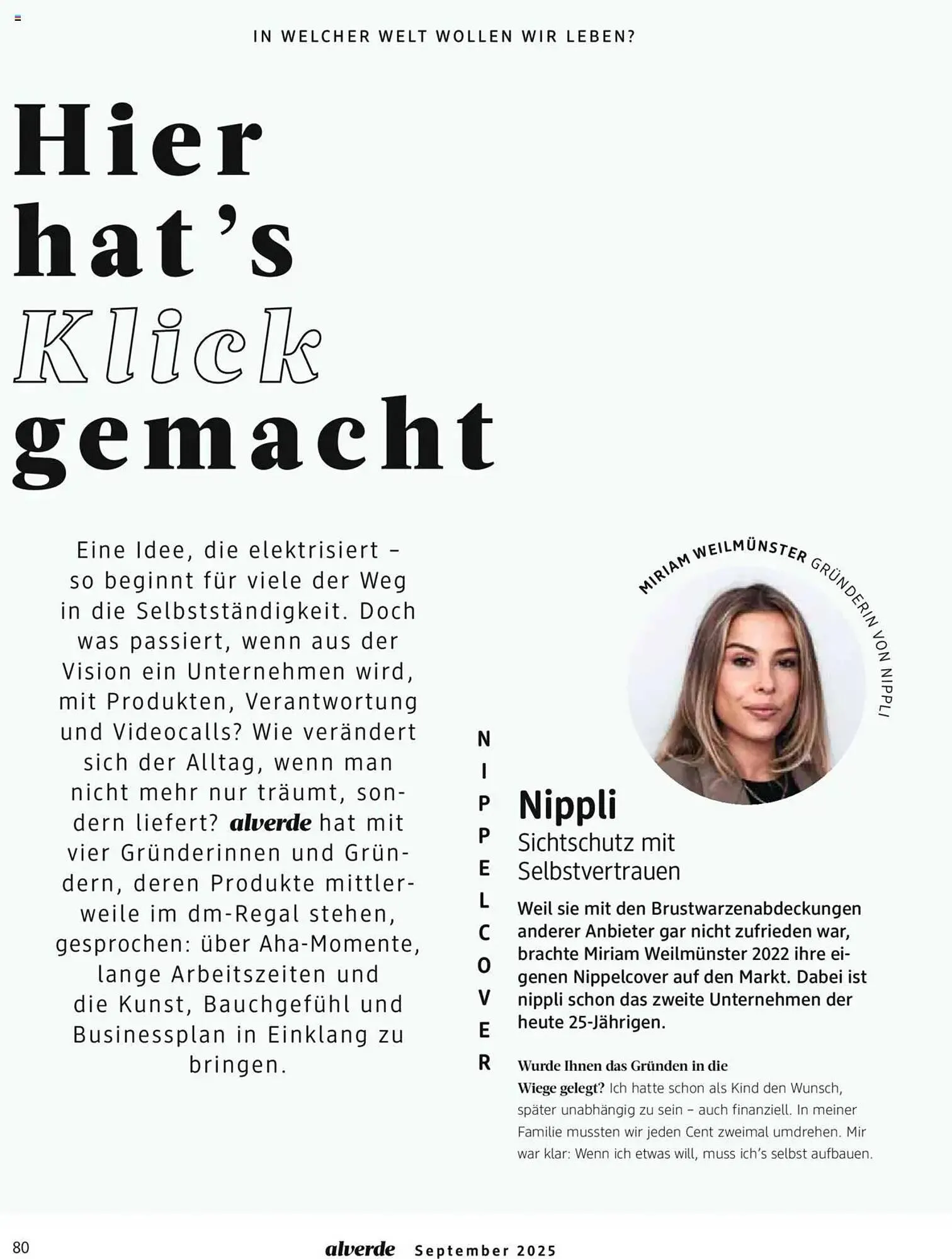 dm drogerie Magazin von 1. September bis 30. September 2025 - Prospekt seite 80