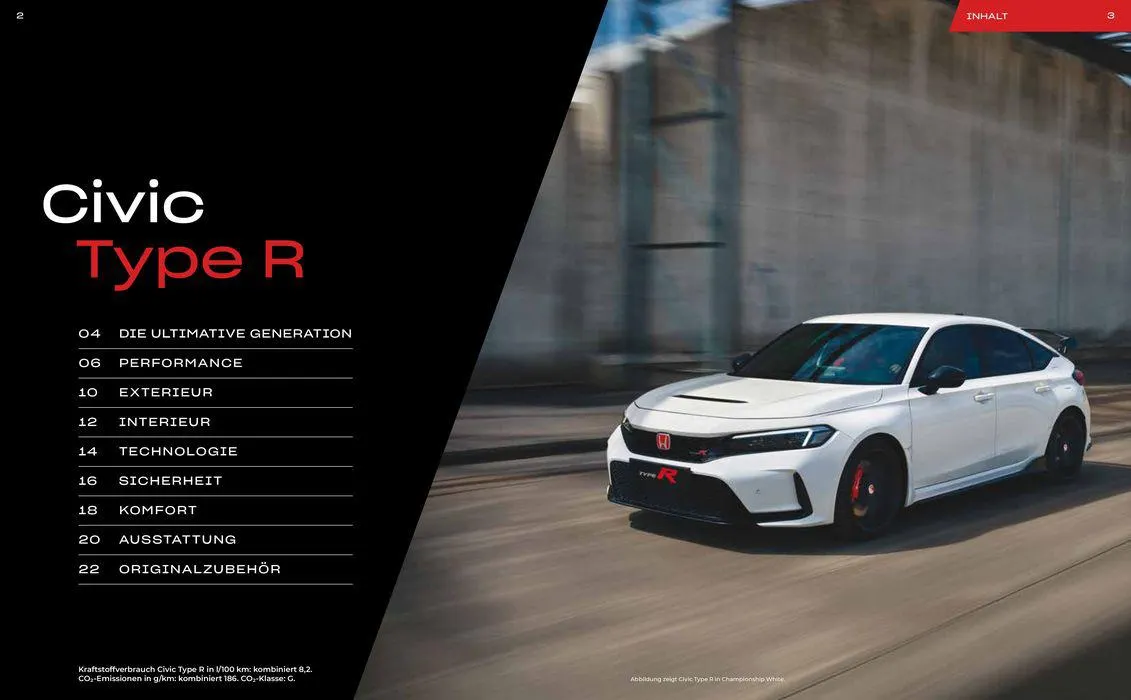 Honda CIVIC TYPE R BROSCHÜRE von 11. April bis 11. April 2025 - Prospekt seite 2