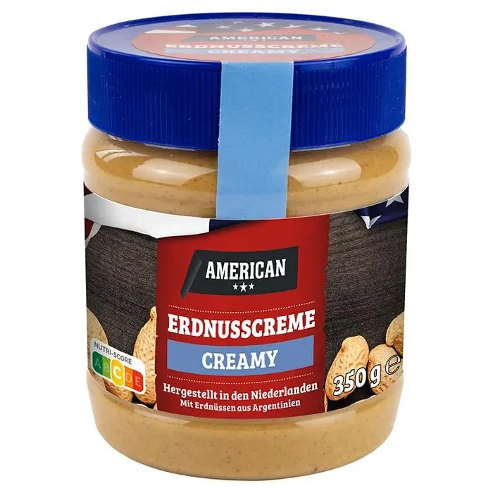 AMERICAN Erdnusscreme 350 g, Creamy