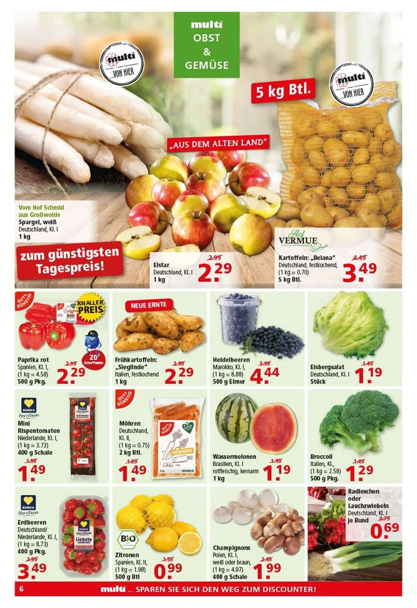 Multi Markt Prospekt von 14. April bis 19. April 2025 - Prospekt seite 6