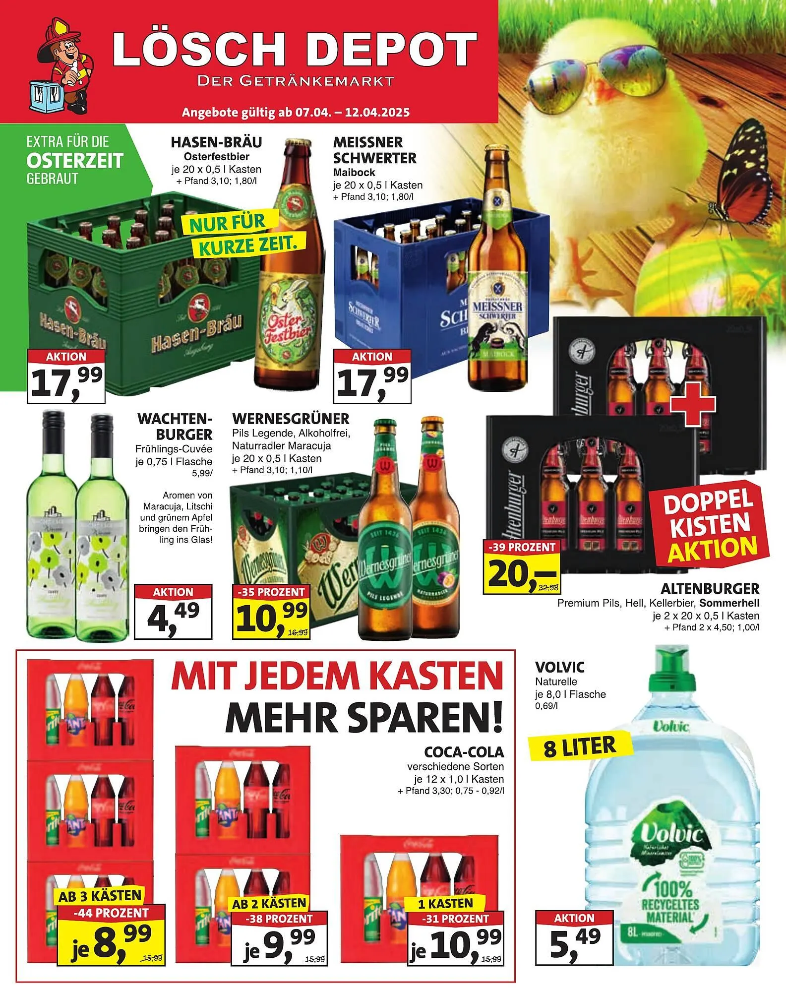 Lösch Depot Prospekt von 7. April bis 12. April 2025 - Prospekt seite 1