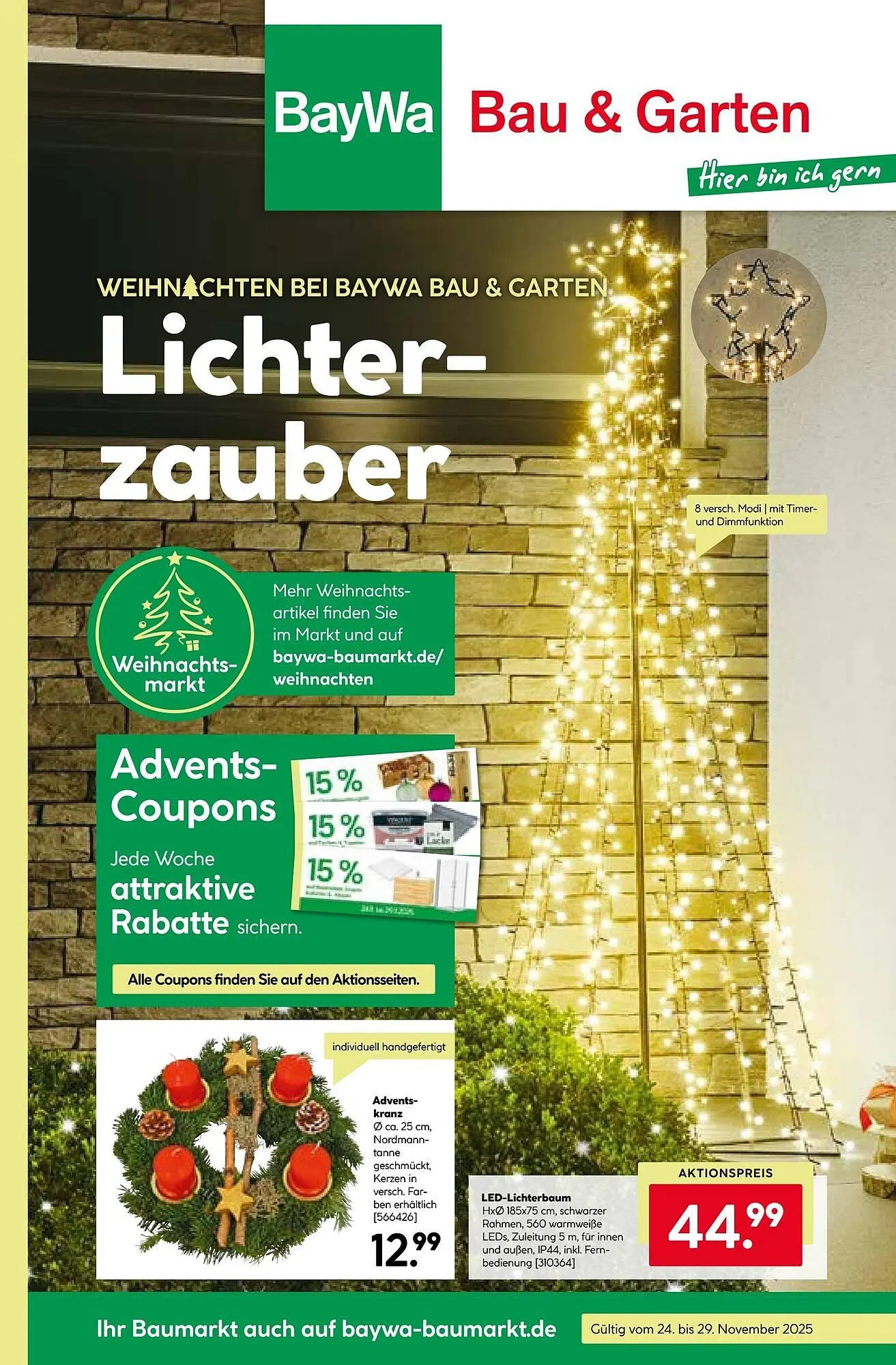 BayWa Prospekt von 24. November bis 30. November 2025 - Prospekt seite 1