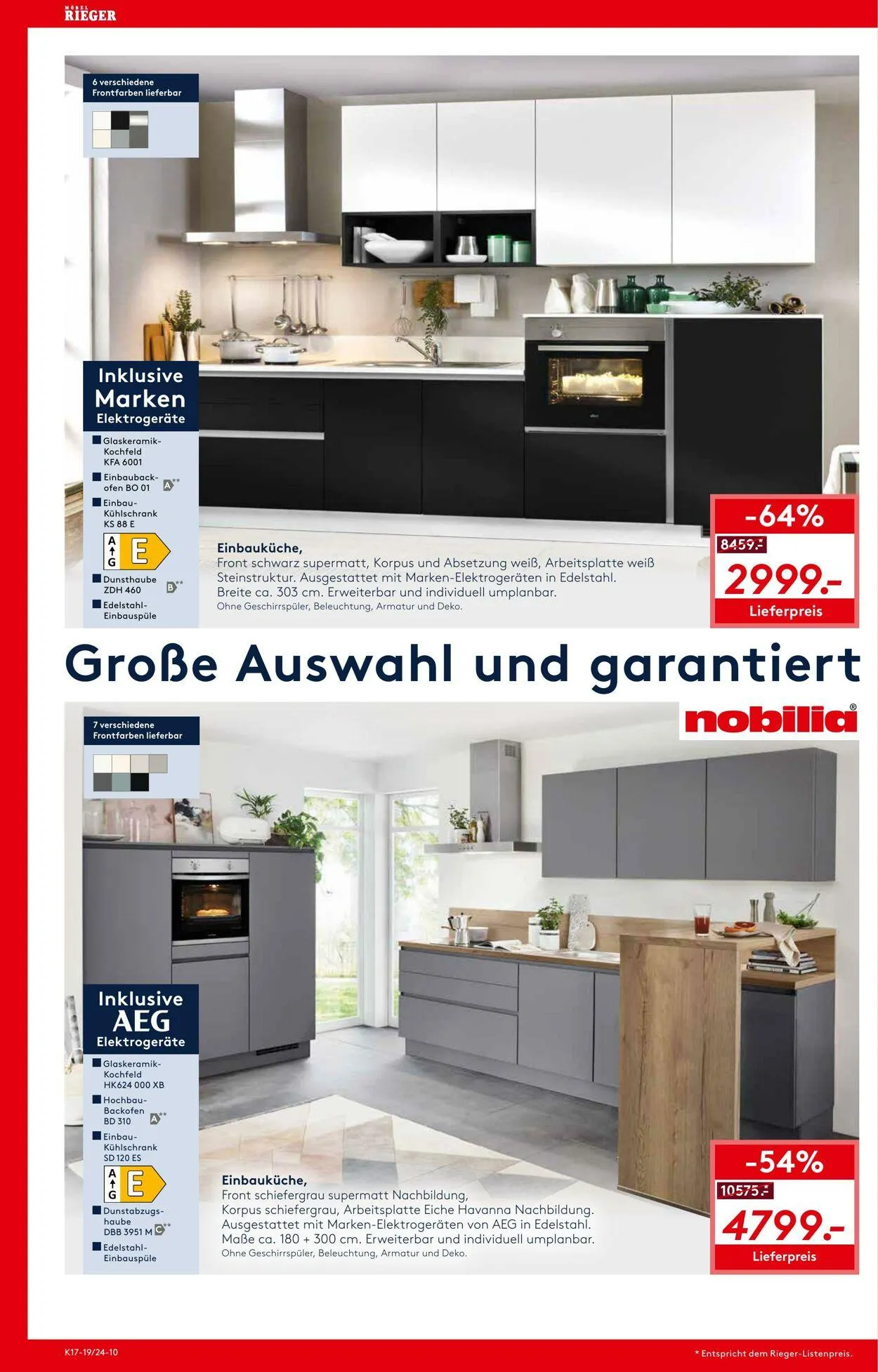 Möbel Rieger Aktueller Prospekt von 11. Februar bis 25. Februar 2026 - Prospekt seite 10