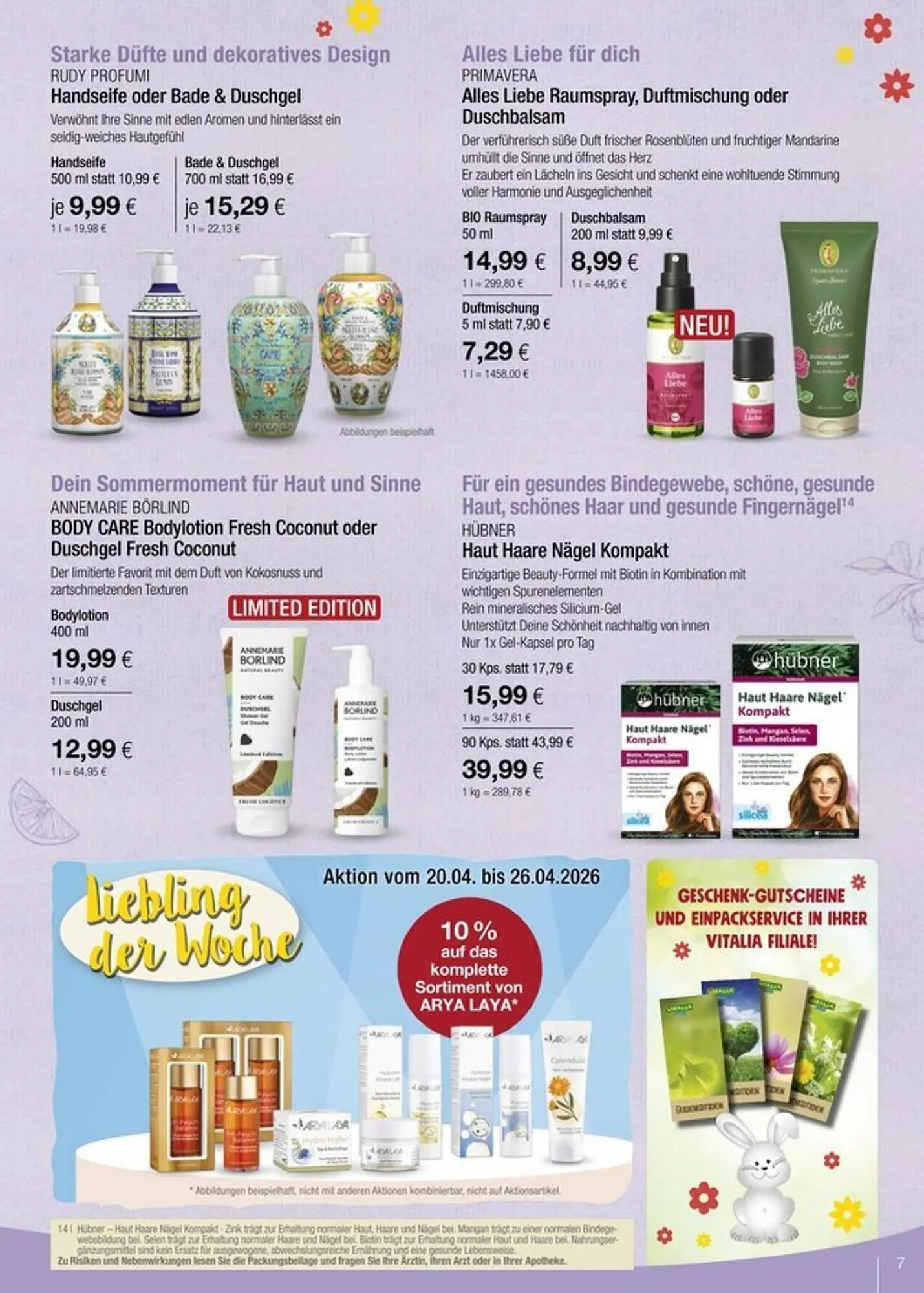 Vitalia Prospekt von 1. April bis 30. April 2026 - Prospekt seite 7