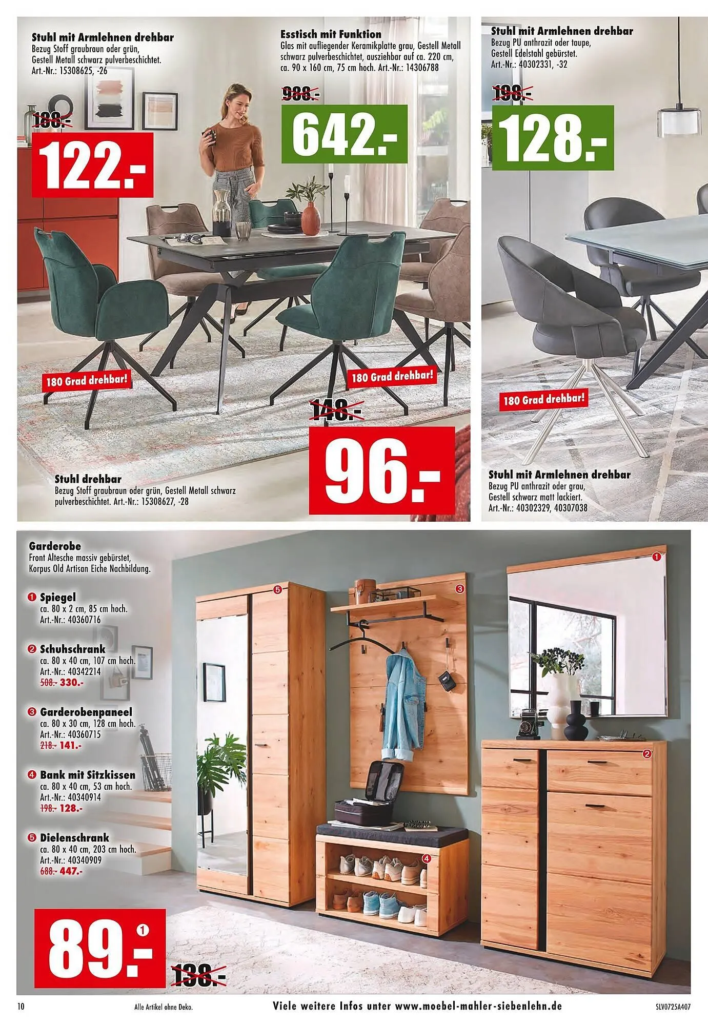 Möbel Mahler Prospekt von 13. August bis 26. August 2025 - Prospekt seite 10