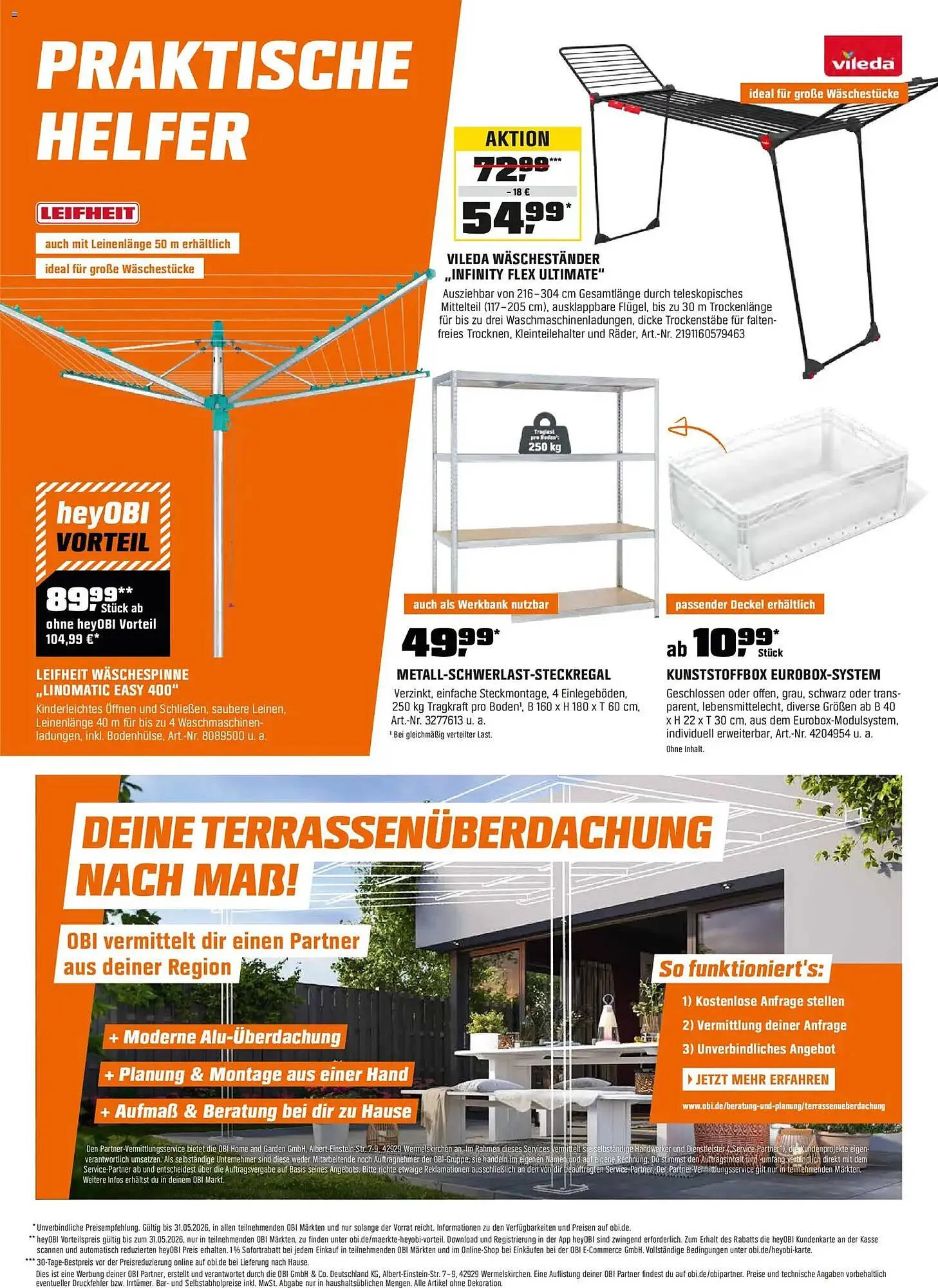 OBI Prospekt von 1. Mai bis 31. Mai 2026 - Prospekt seite 19