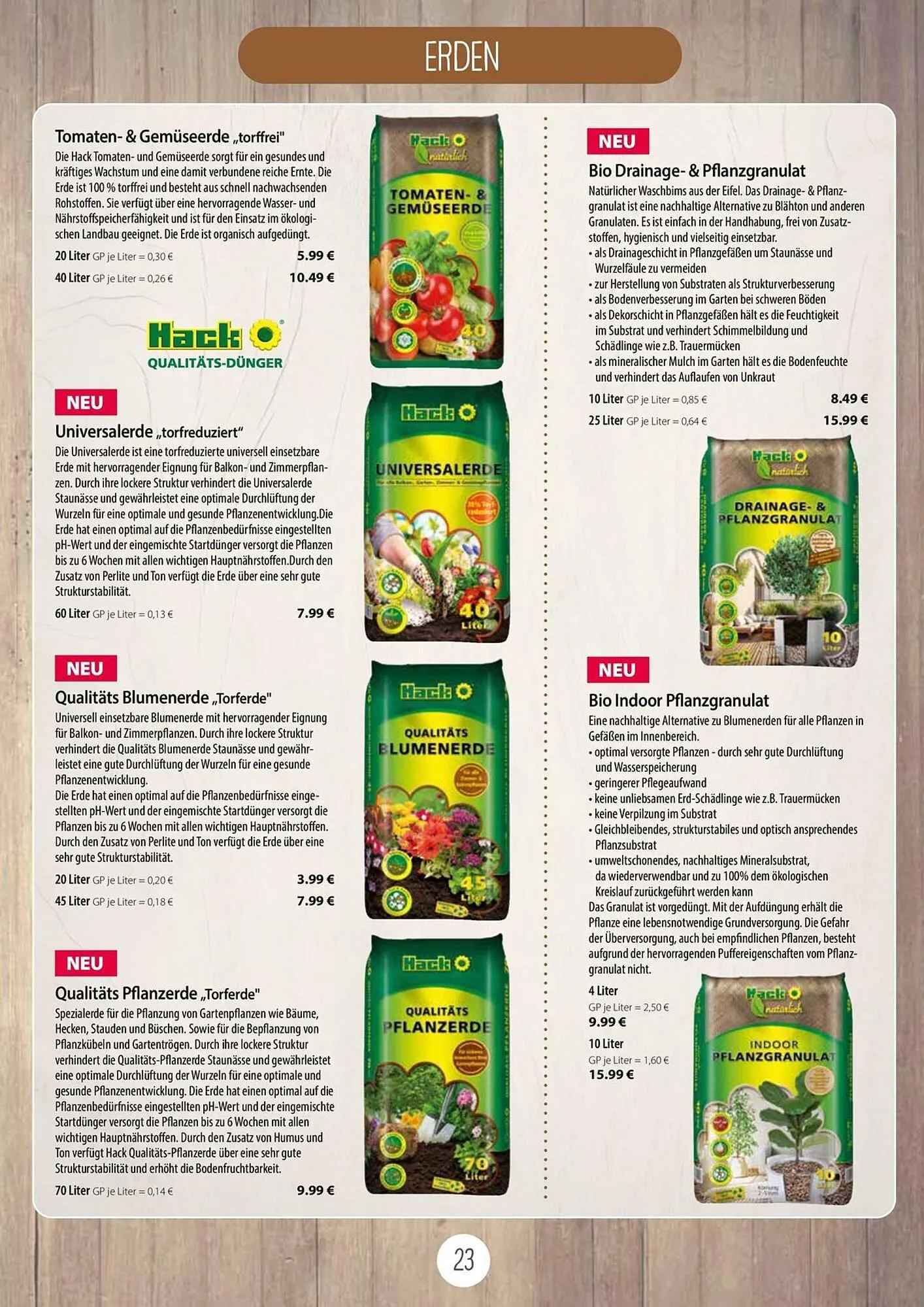 Kiebitzmarkt Prospekt von 16. April bis 31. August 2025 - Prospekt seite 23