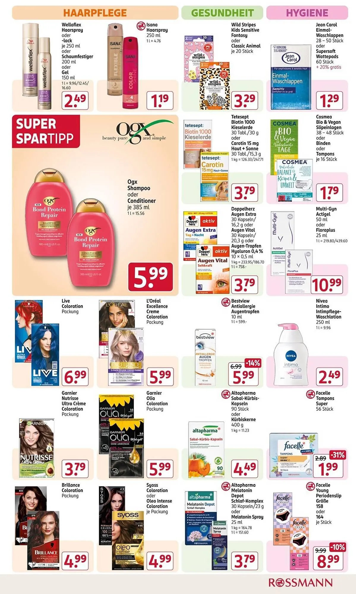 Rossmann Prospekt von 4. August bis 8. August 2025 - Prospekt seite 13