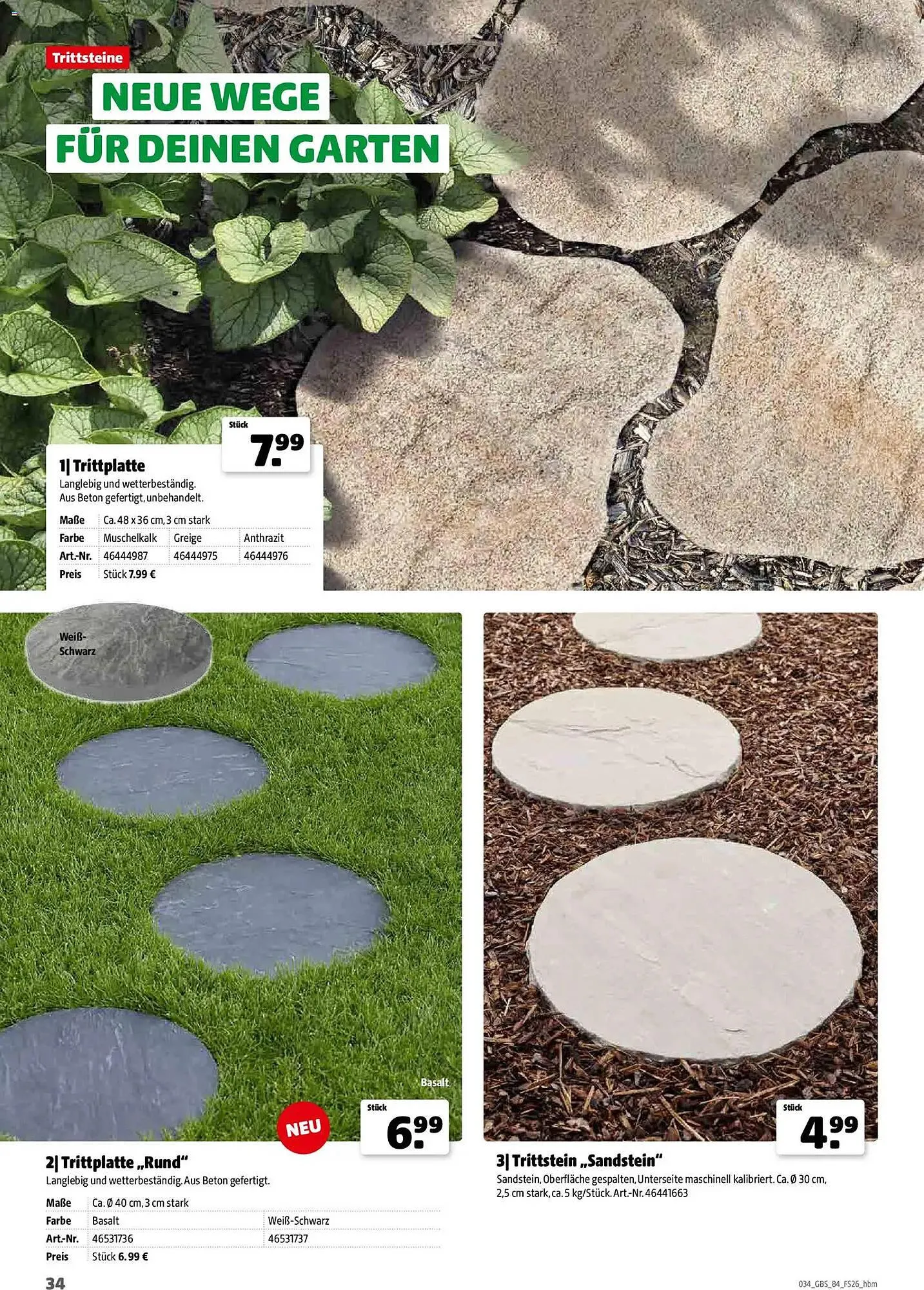 Hagebau Prospekt von 2. März bis 31. Dezember 2026 - Prospekt seite 34