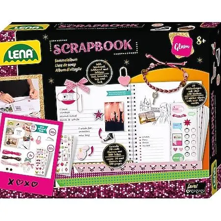 Scrapbook, groß, Faltschachtel