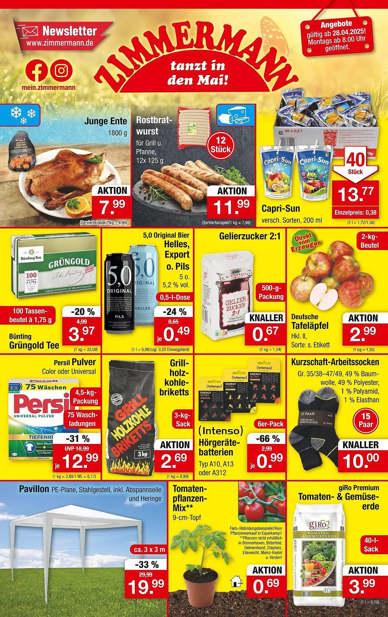 Zimmermann Prospekt von 28. April bis 3. Mai 2025 - Prospekt seite 1