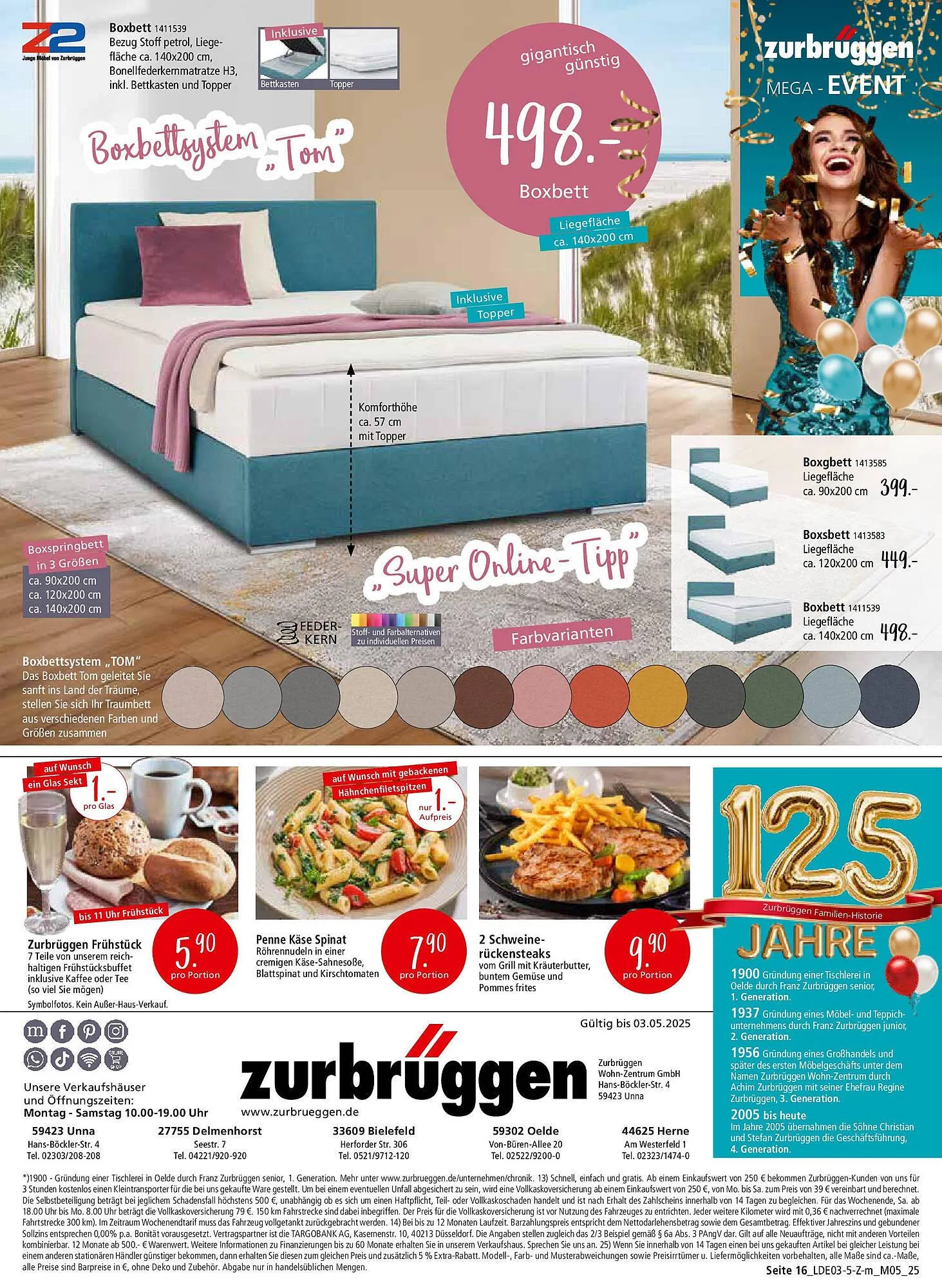 Zurbrüggen Prospekt von 28. März bis 3. Mai 2025 - Prospekt seite 42