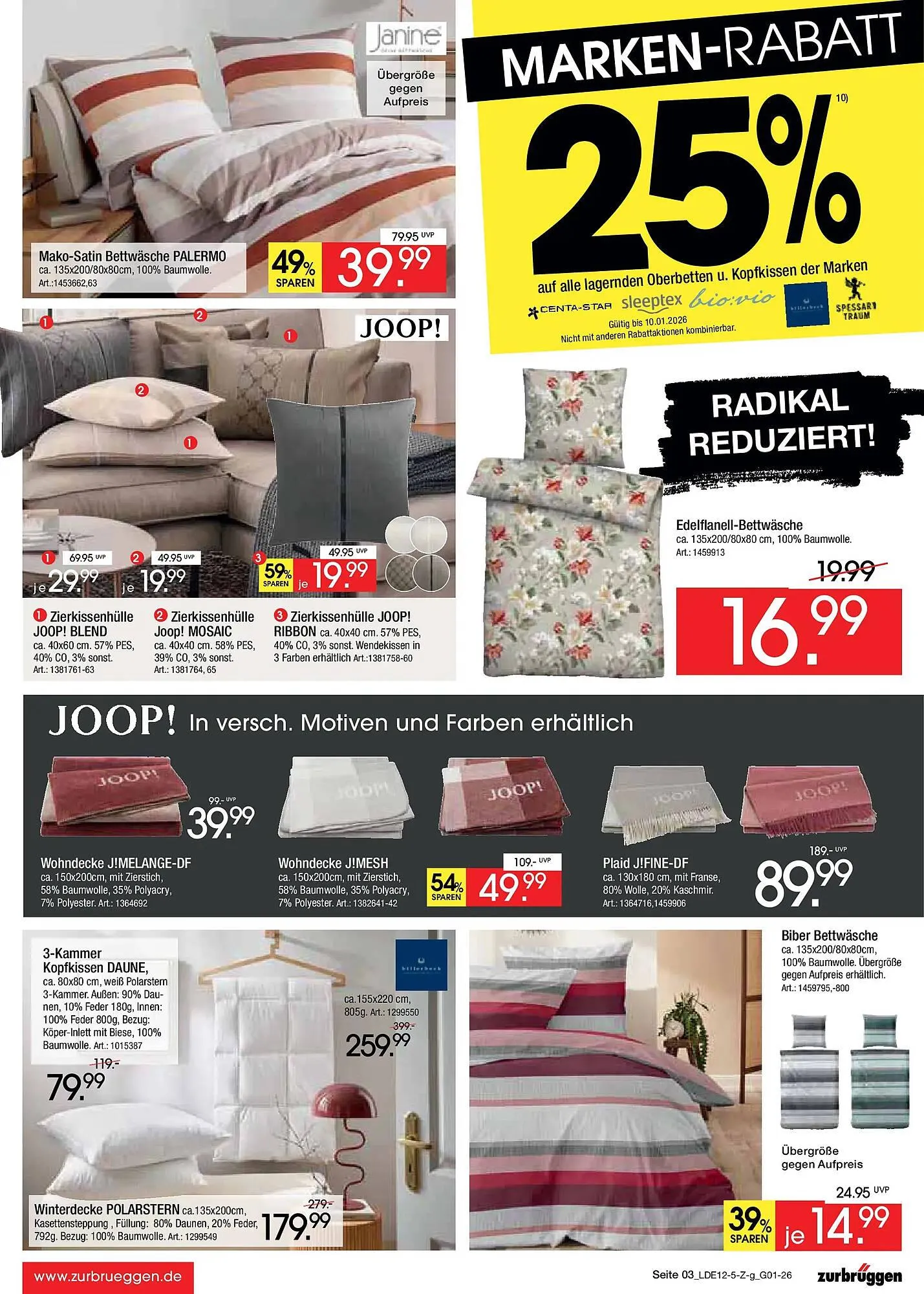 Zurbrüggen Prospekt von 26. Dezember bis 10. Januar 2026 - Prospekt seite 3