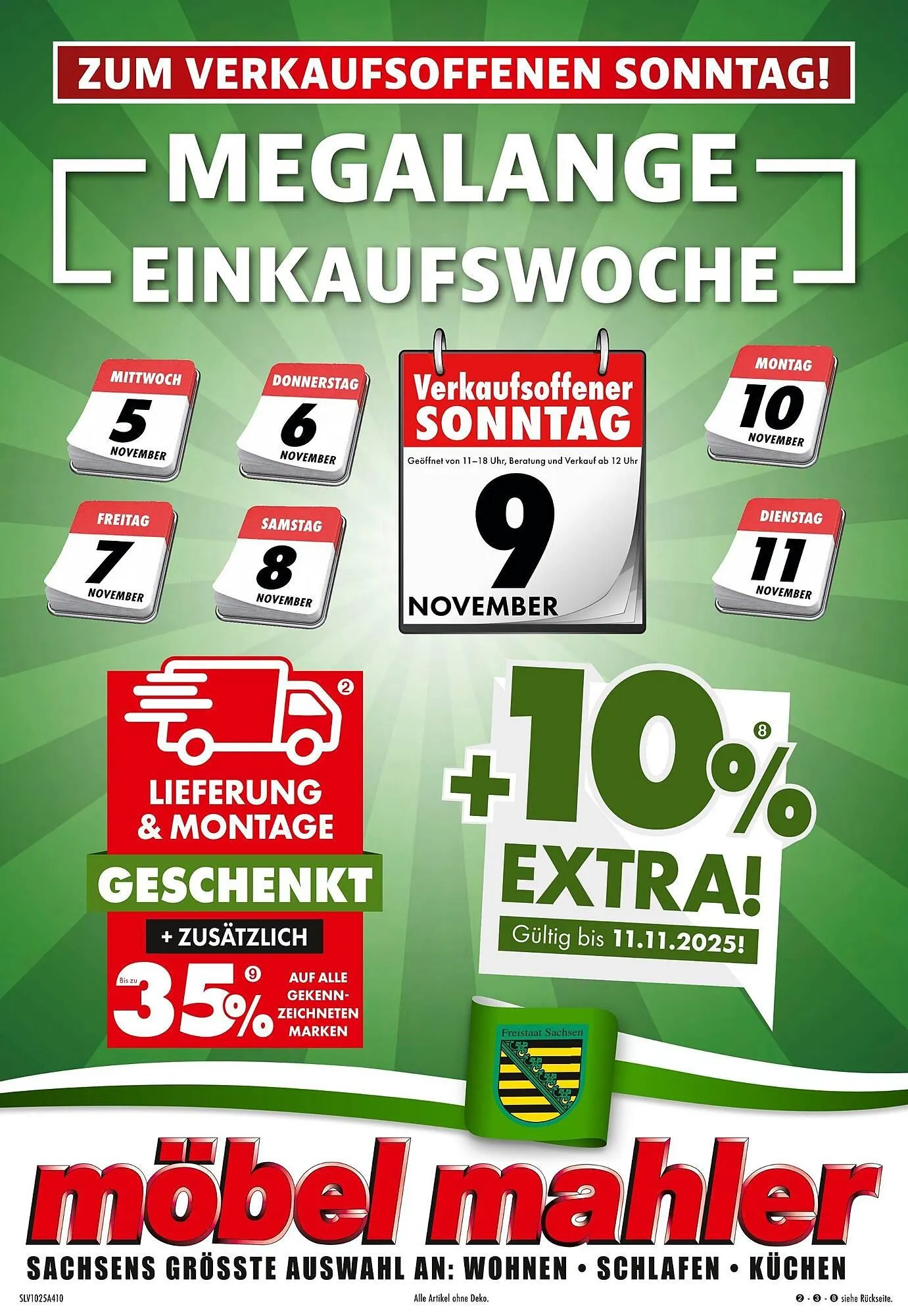 Möbel Mahler Katalog von 5. November bis 11. November 2025 - Prospekt seite 1