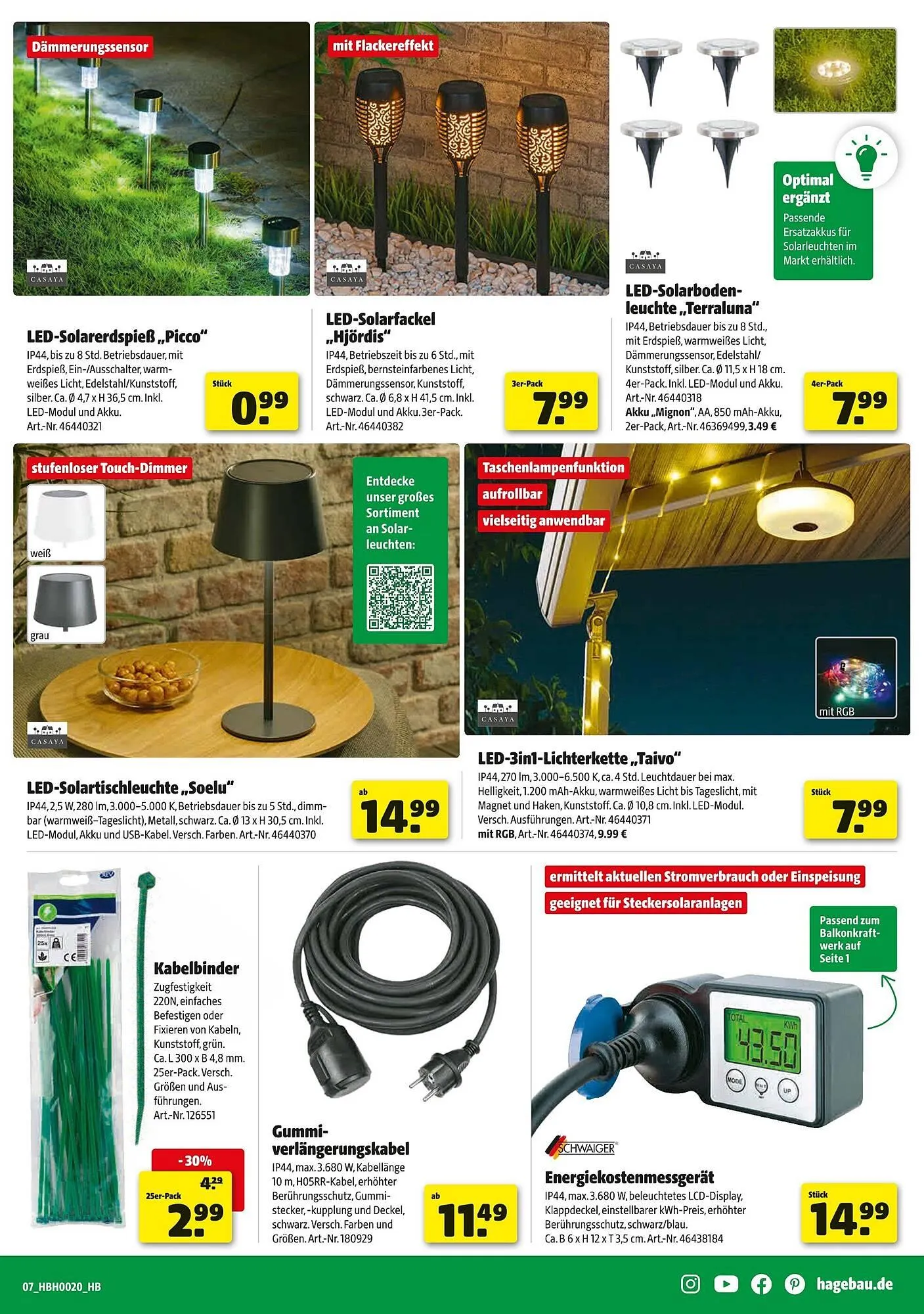 Hagebau Prospekt von 10. Mai bis 17. Mai 2025 - Prospekt seite 7