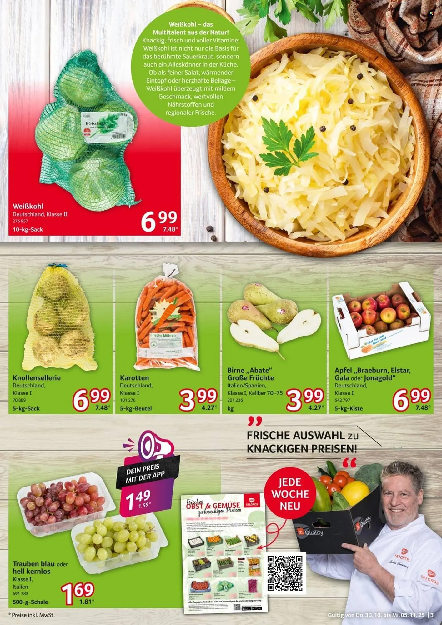 Selgros Prospekt von 30. Oktober bis 5. November 2025 - Prospekt seite 3