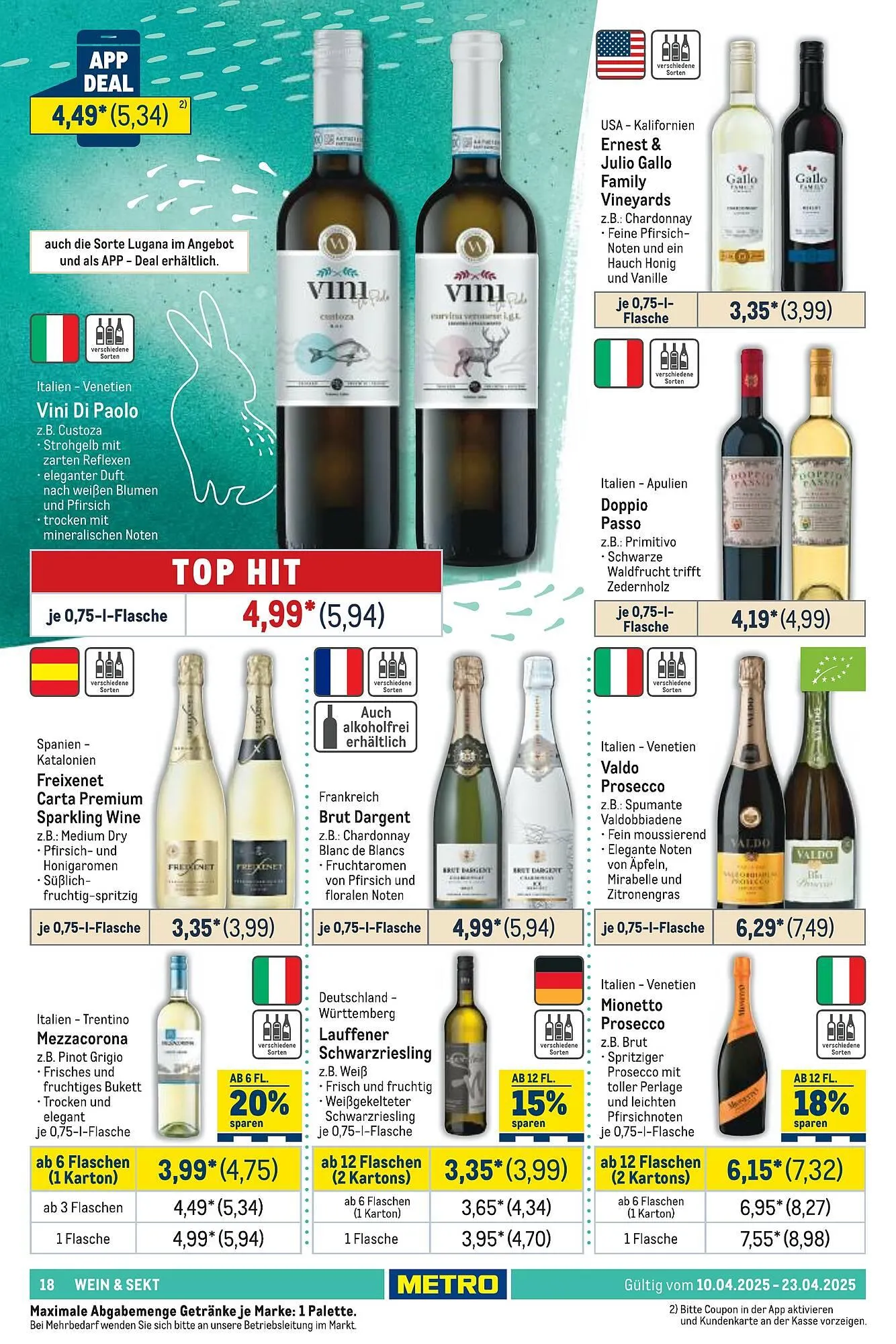 METRO Prospekt von 10. April bis 23. April 2025 - Prospekt seite 18