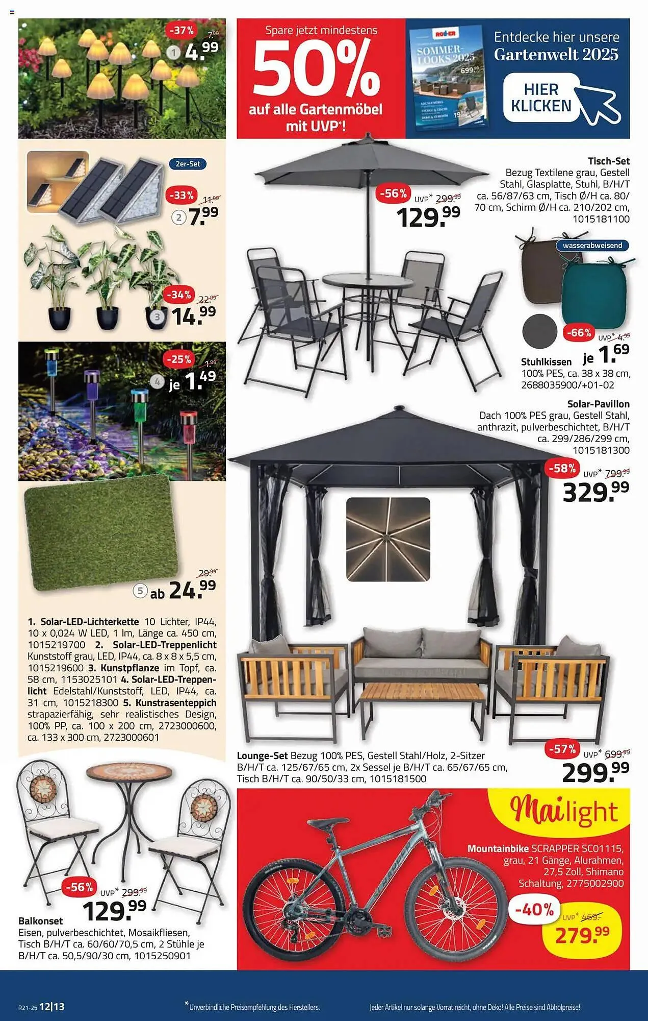 ROLLER Prospekt von 18. Mai bis 24. Mai 2025 - Prospekt seite 12