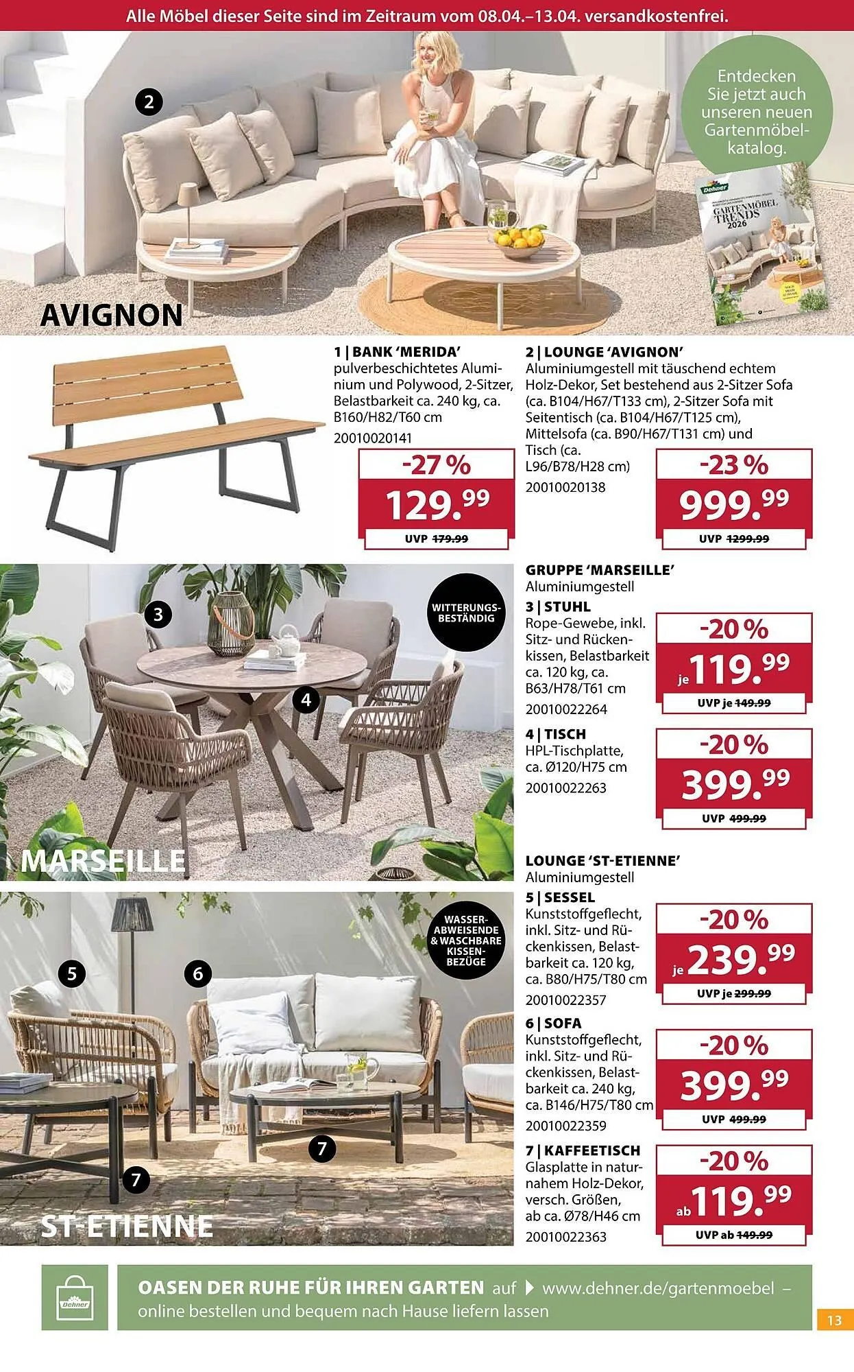 Dehner Prospekt von 8. April bis 13. April 2026 - Prospekt seite 13