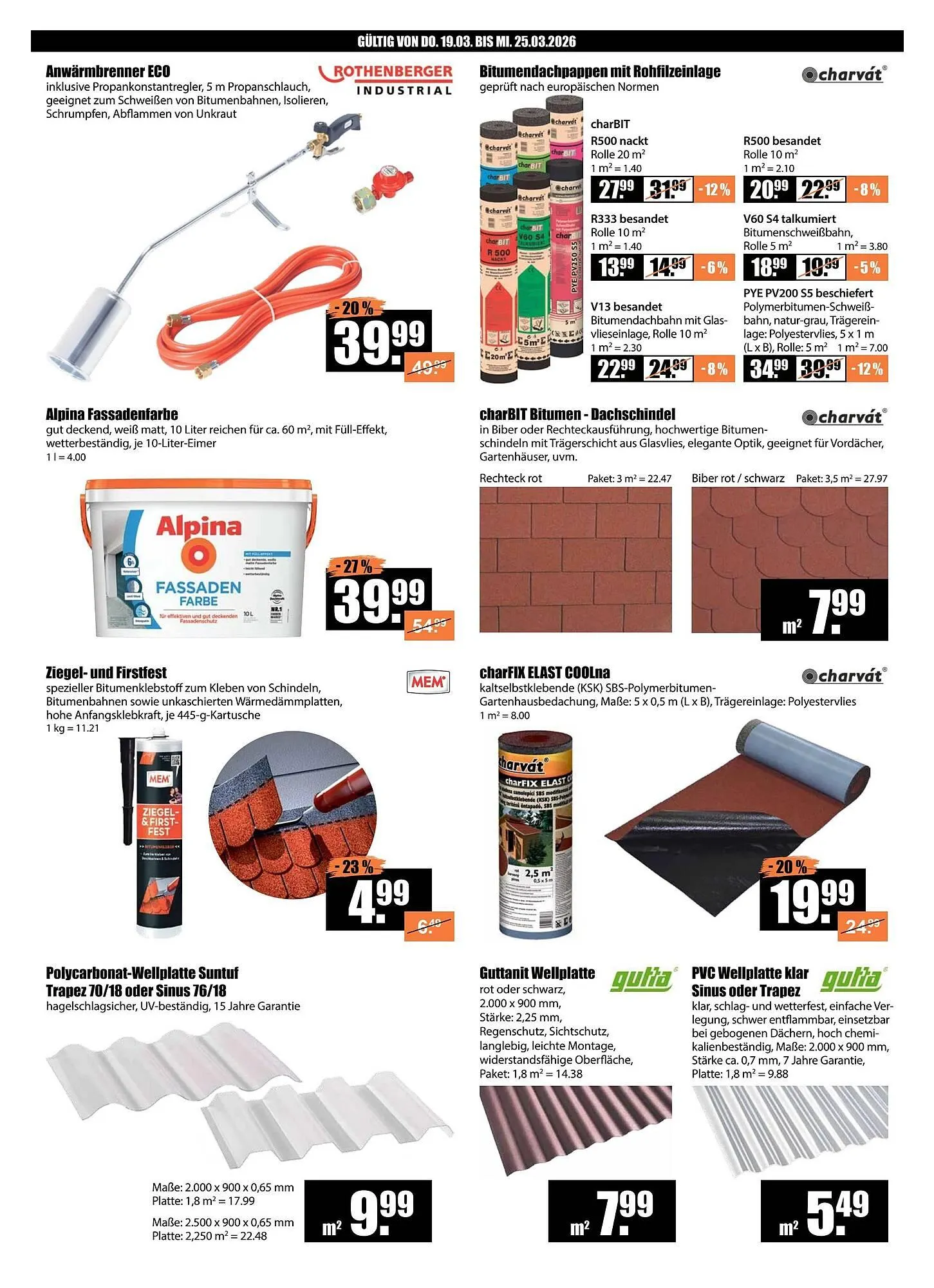V Baumarkt Prospekt von 19. März bis 26. März 2026 - Prospekt seite 6