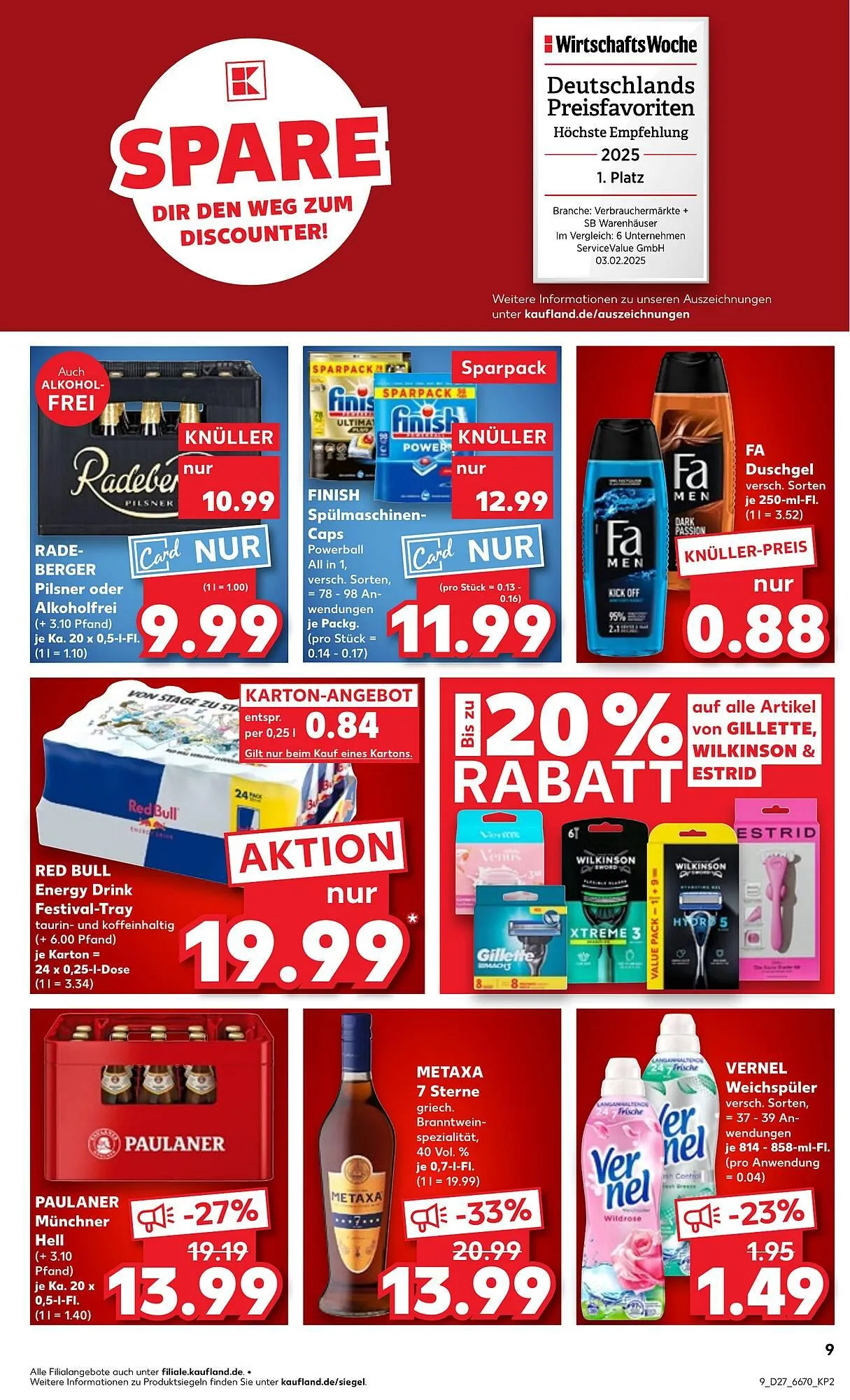 Kaufland Prospekt von 3. Juli bis 9. Juli 2025 - Prospekt seite 9