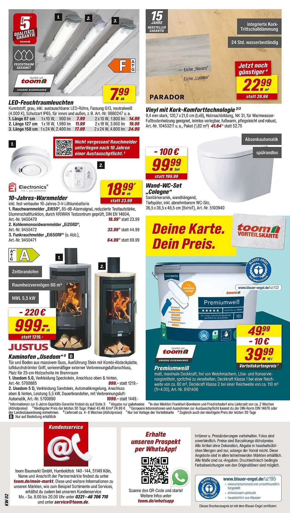 Toom Baumarkt Prospekt von 3. Januar bis 9. Januar 2026 - Prospekt seite 12