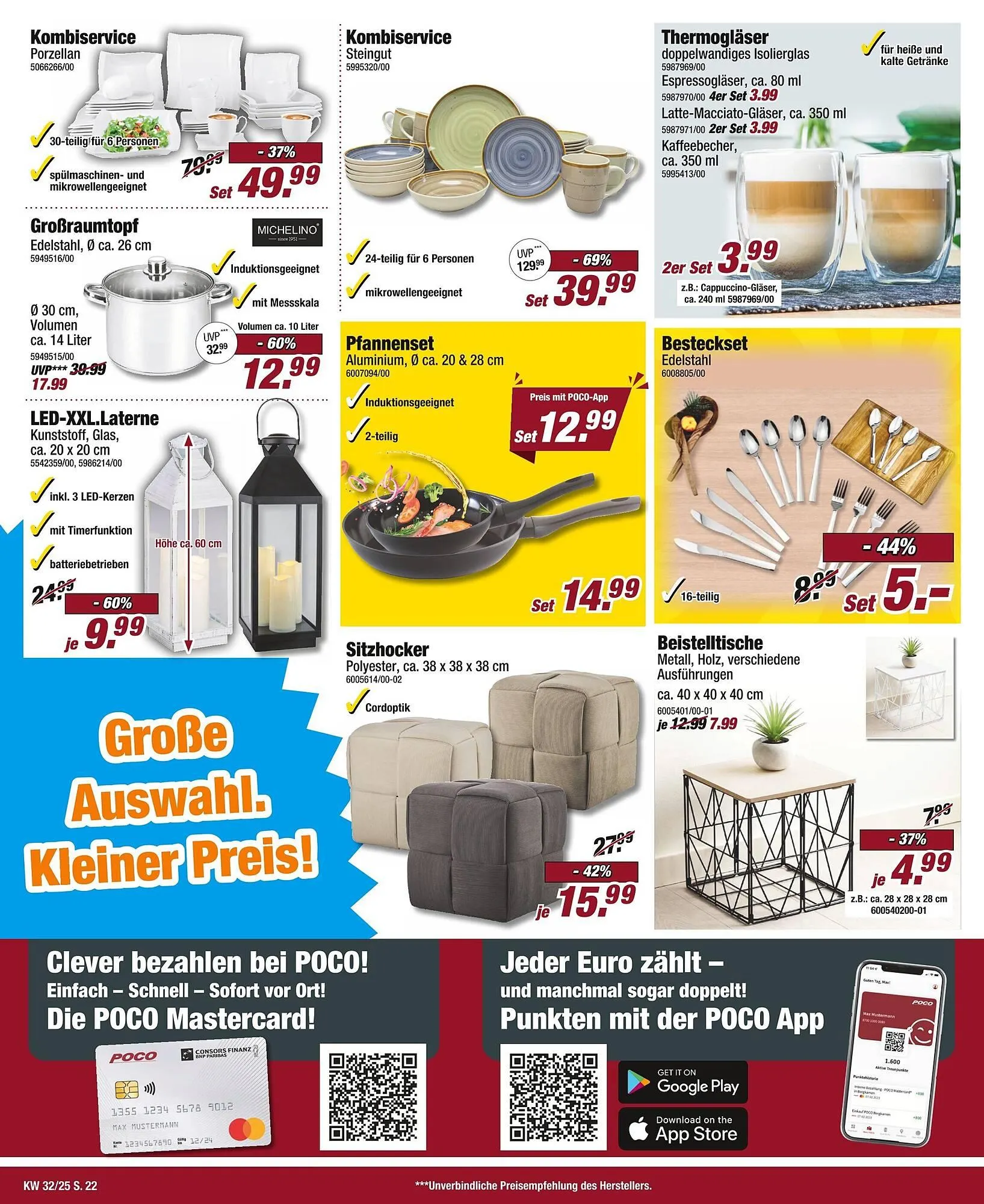 Poco Prospekt von 2. August bis 8. August 2025 - Prospekt seite 22