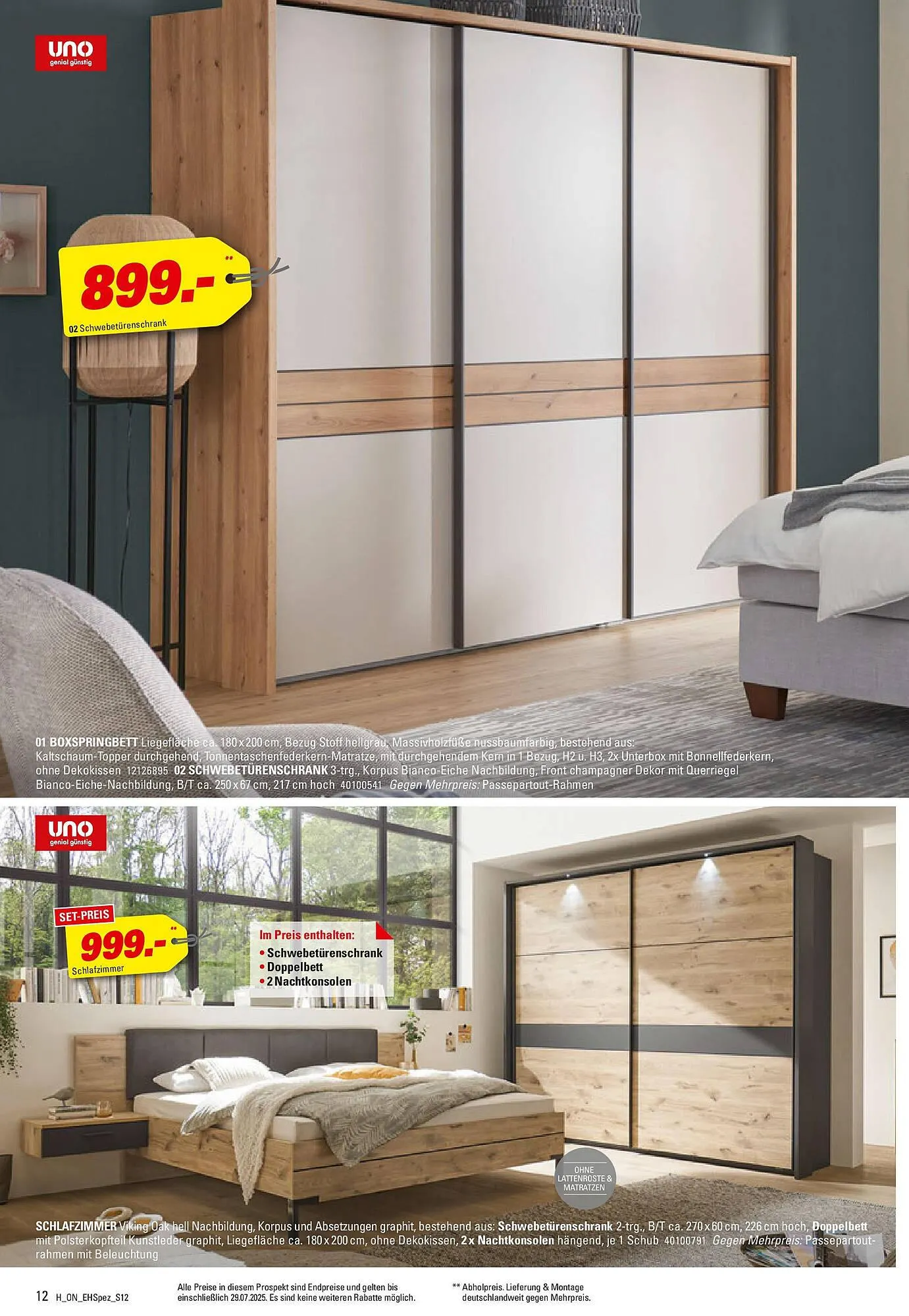 Höffner Prospekt von 15. Juli bis 29. Juli 2025 - Prospekt seite 12