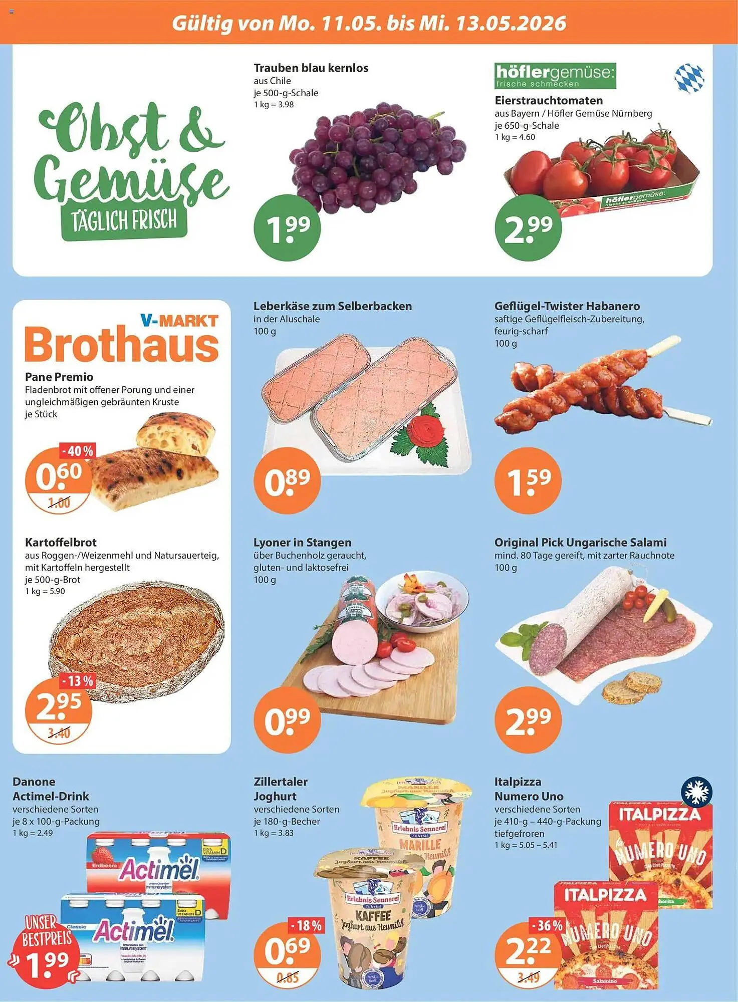 V Markt Prospekt von 11. Mai bis 13. Mai 2026 - Prospekt seite 2
