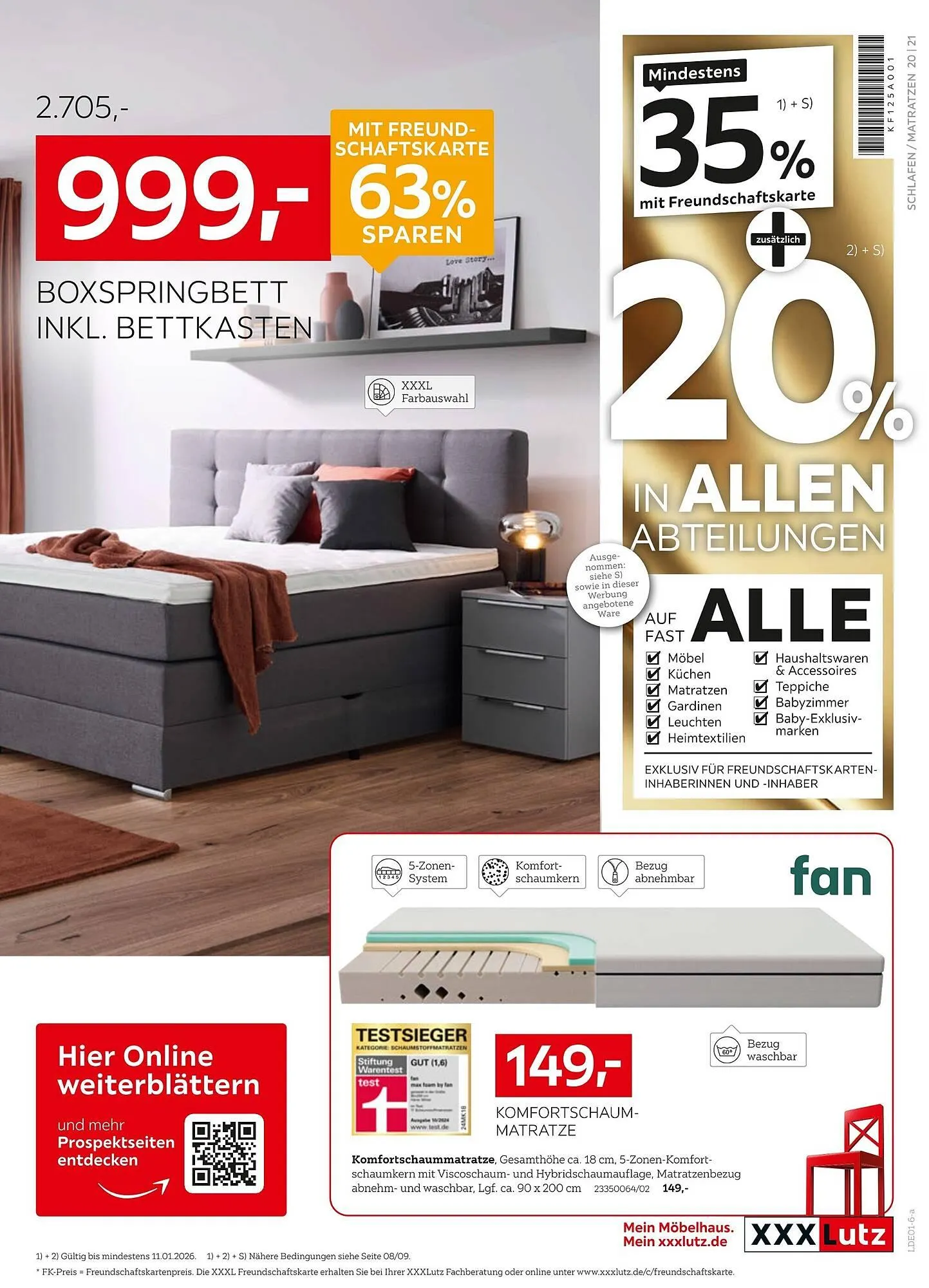 XXXLutz Prospekt von 27. Dezember bis 11. Januar 2026 - Prospekt seite 29