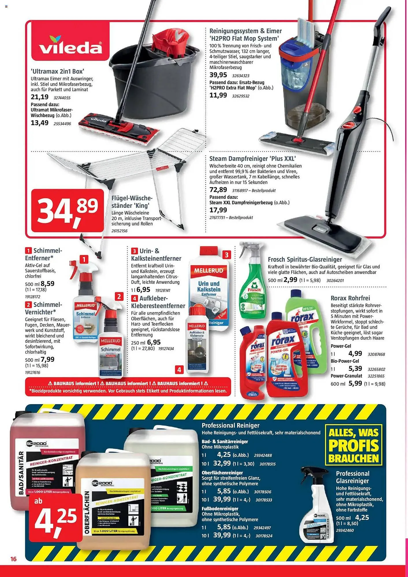 Bauhaus Prospekt von 29. November bis 3. Januar 2026 - Prospekt seite 16