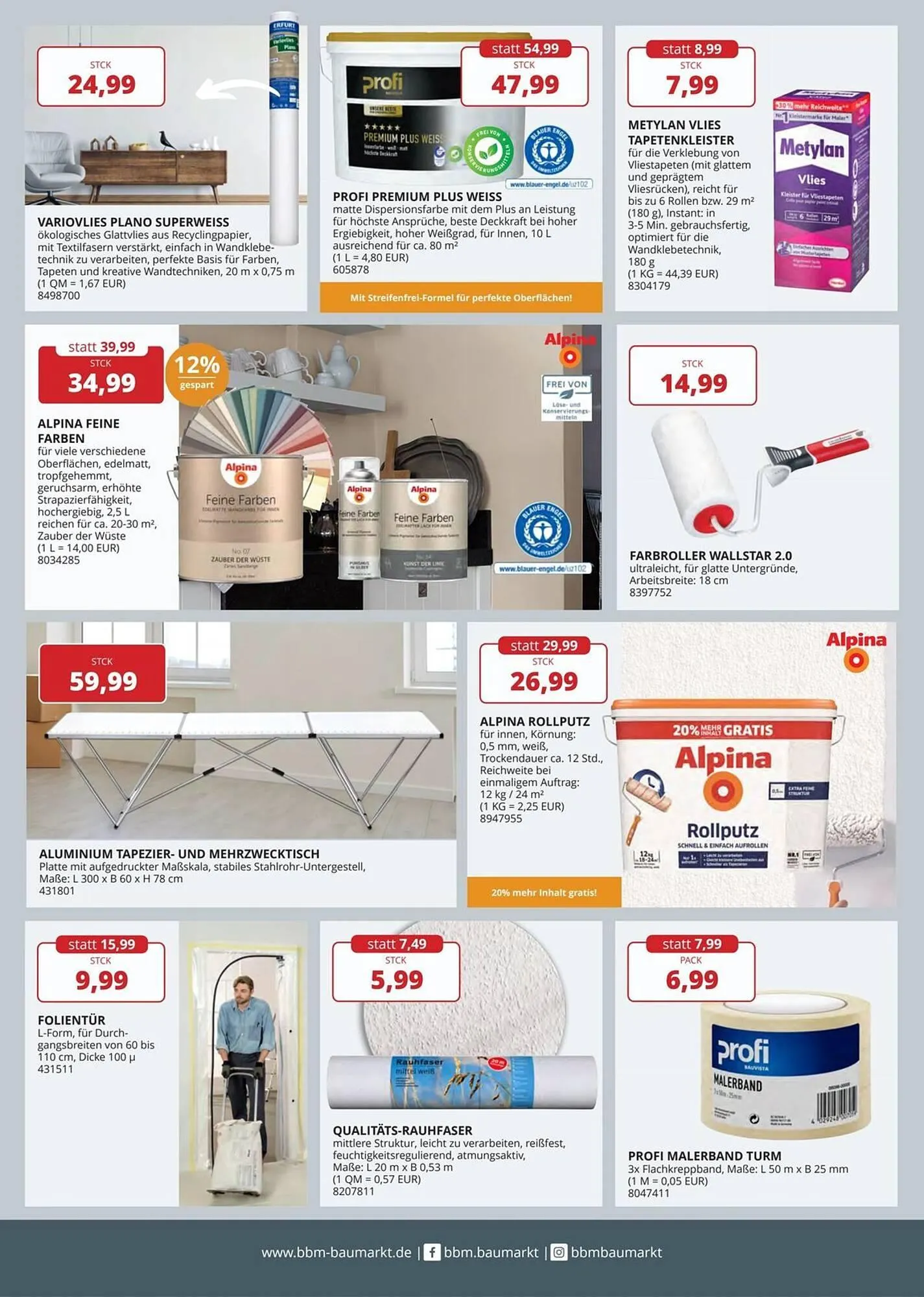 BBM Baumarkt Prospekt von 4. Februar bis 7. Februar 2026 - Prospekt seite 10
