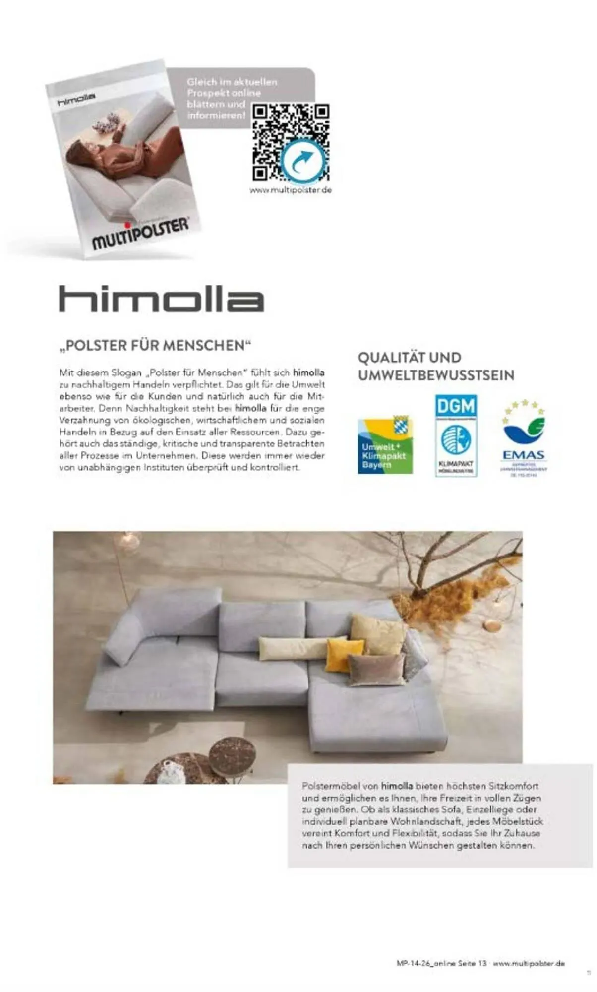Multipolster Prospekt von 14. April bis 24. April 2026 - Prospekt seite 13