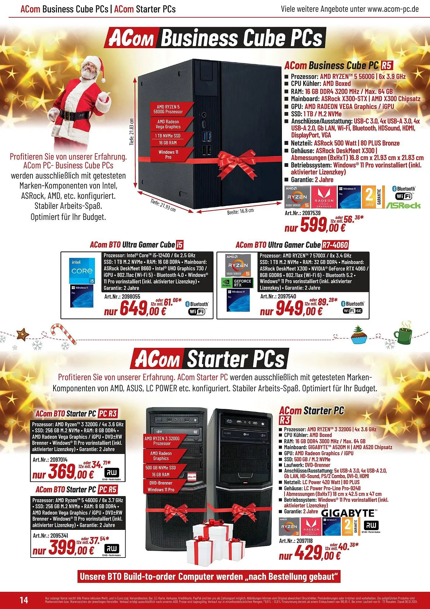 ACom PC Prospekt von 1. Dezember bis 31. Januar 2025 - Prospekt seite 14