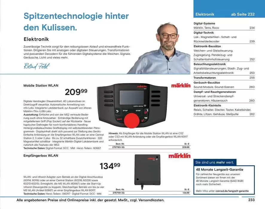 Modellbahn Katalog von 29. Oktober bis 31. Dezember 2025 - Prospekt seite 235