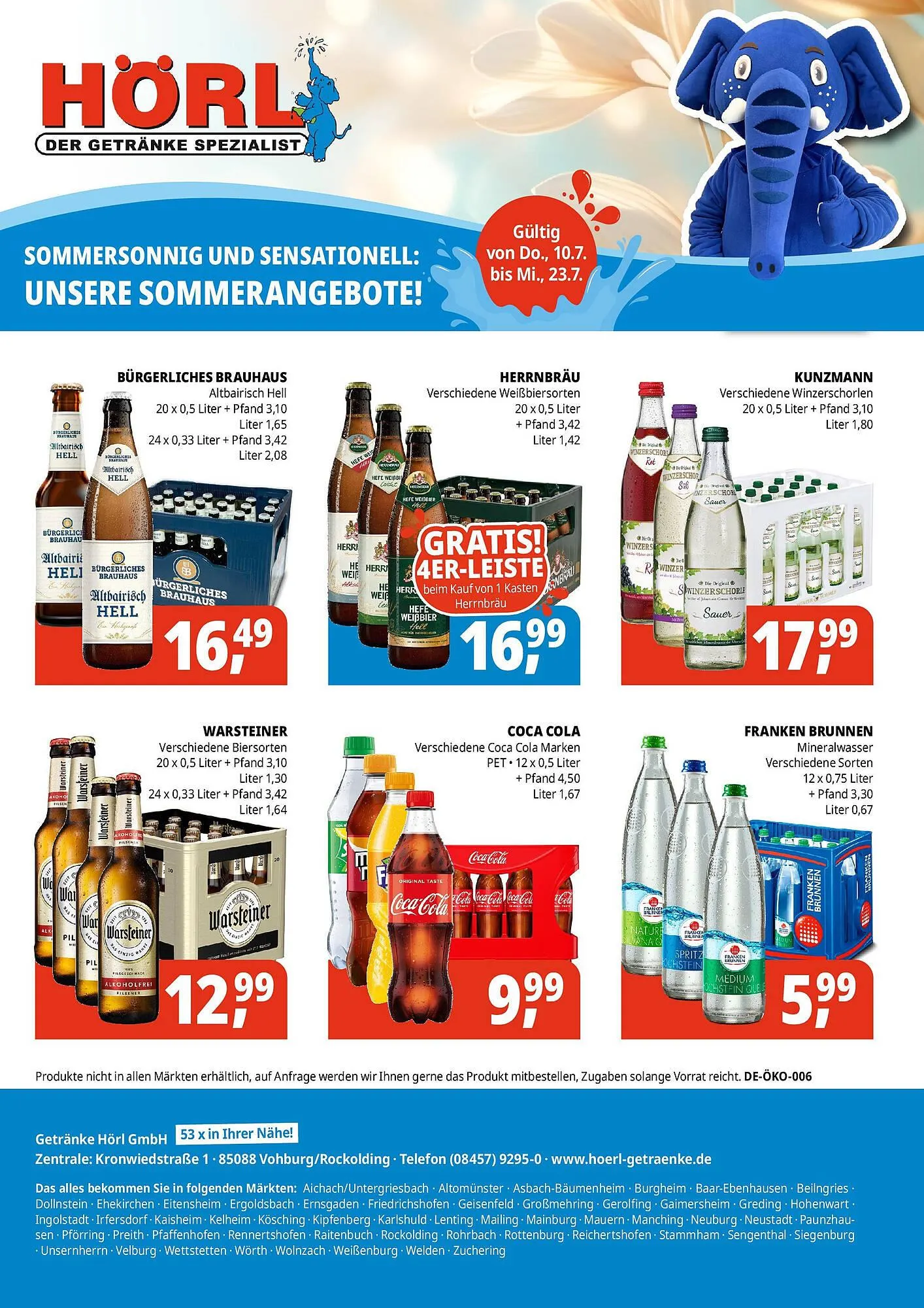 Hörl Getränke Prospekt - 1