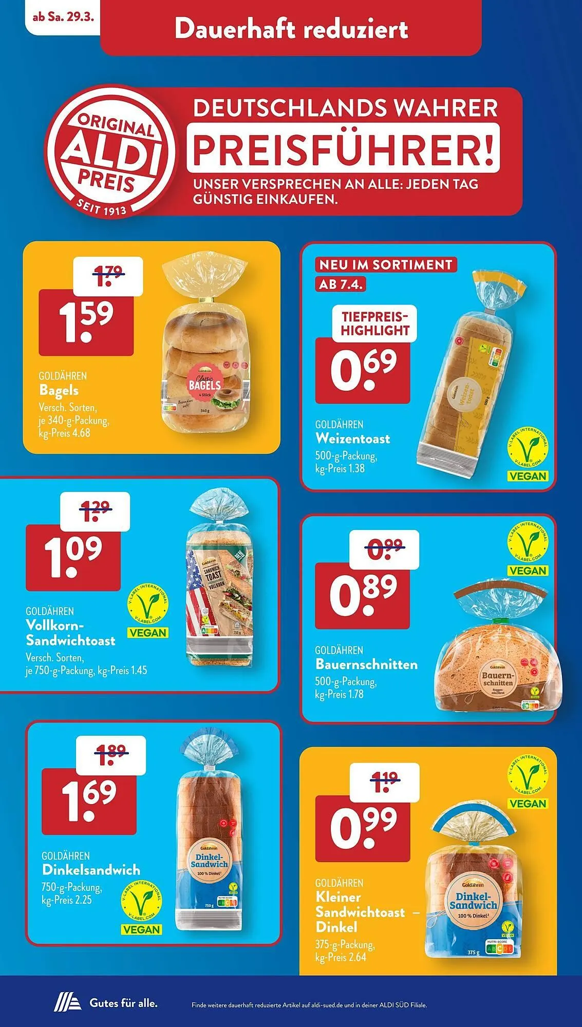 Aldi Süd Prospekt von 22. April bis 27. April 2025 - Prospekt seite 2