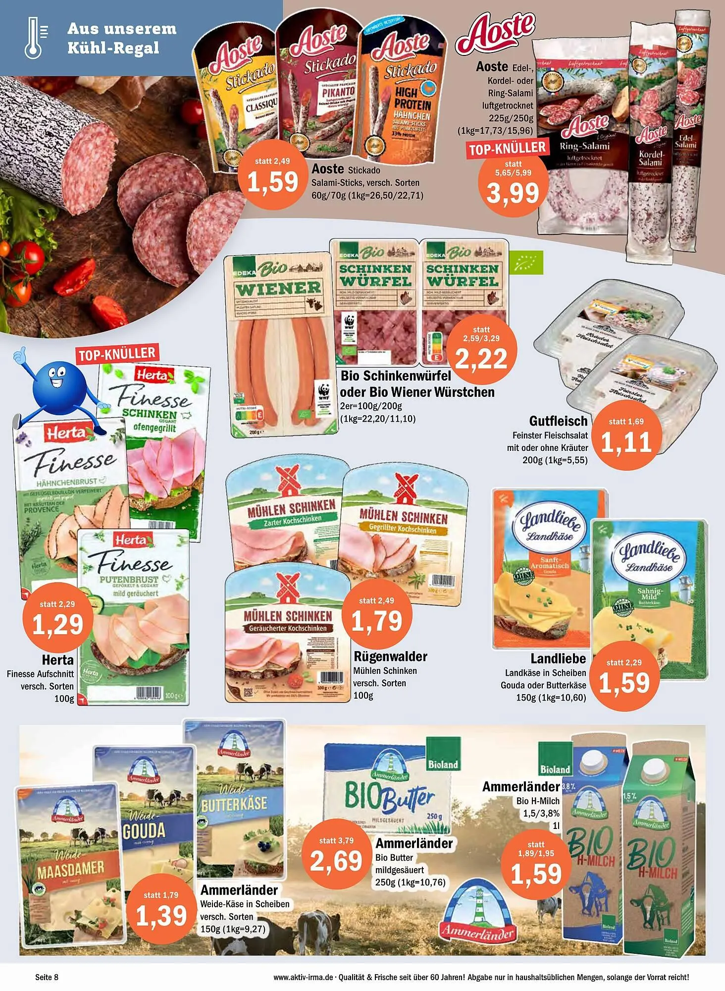 Aktiv Irma Prospekt von 21. April bis 26. April 2025 - Prospekt seite 8