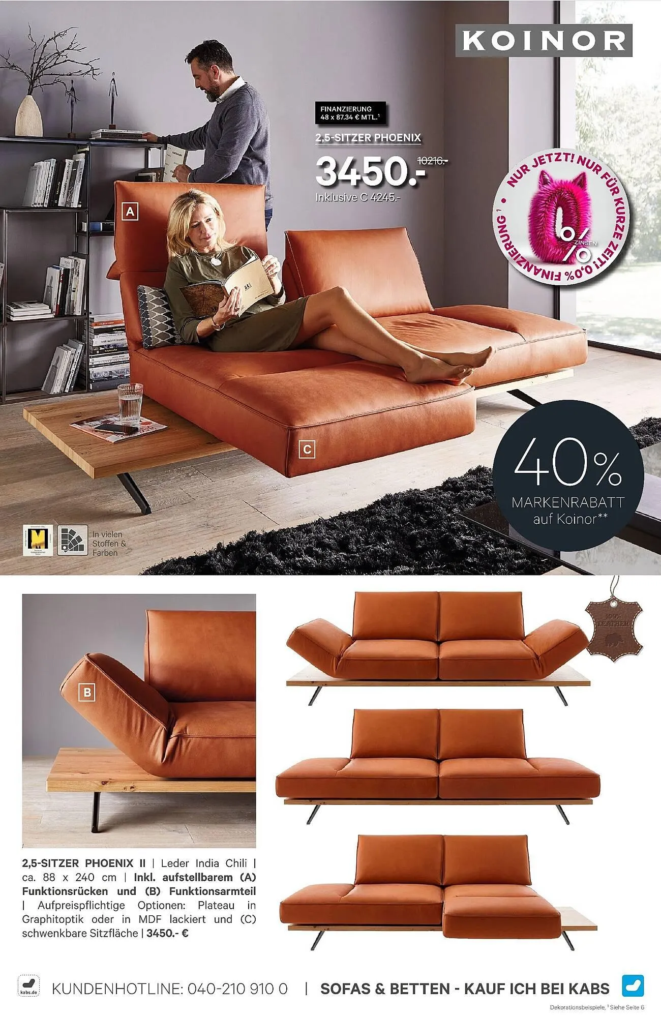 Kabs Polsterwelt Prospekt von 27. Februar bis 25. März 2026 - Prospekt seite 13