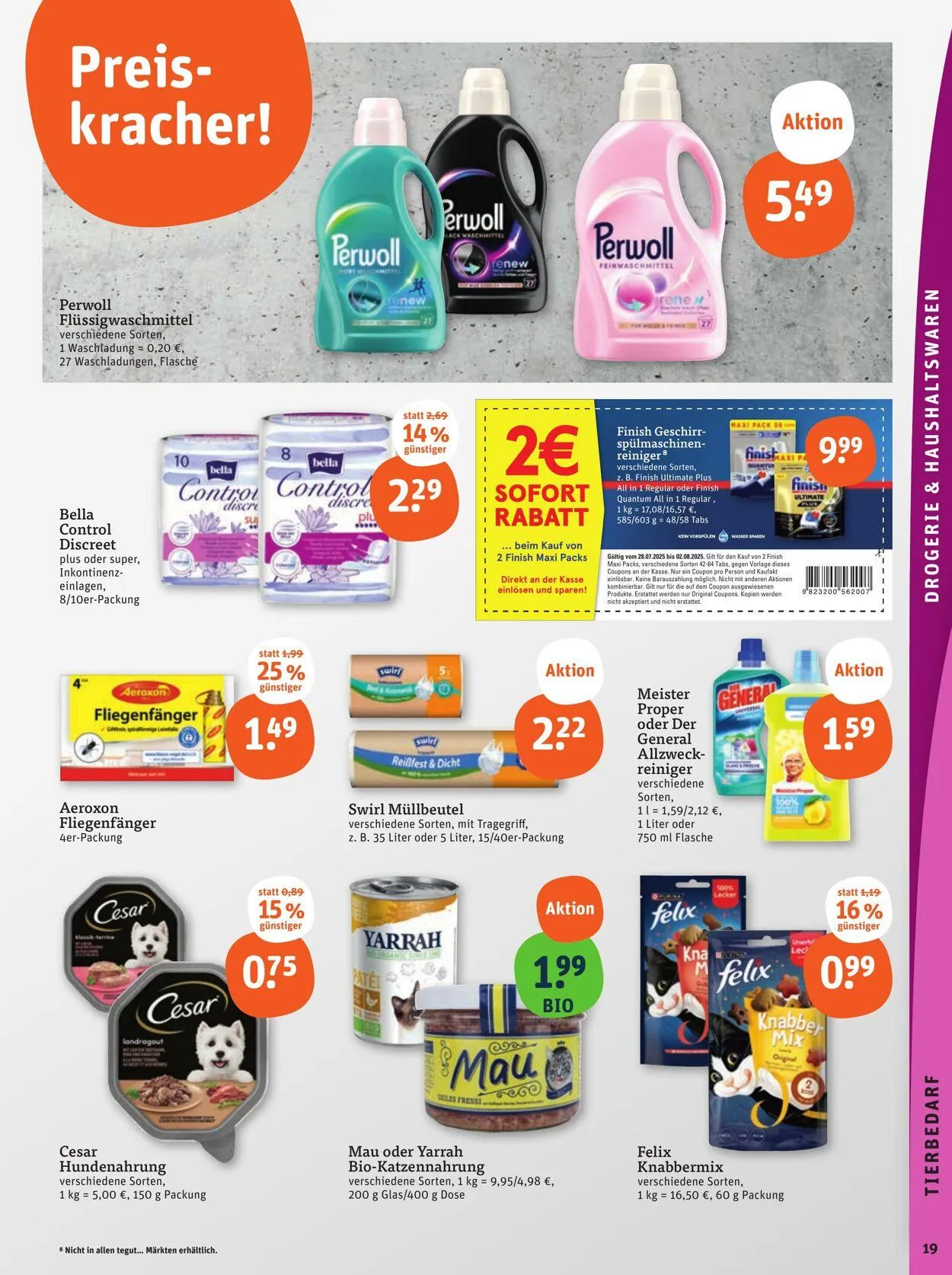 Tegut Aktueller Prospekt von 21. Juli bis 27. Juli 2025 - Prospekt seite 21