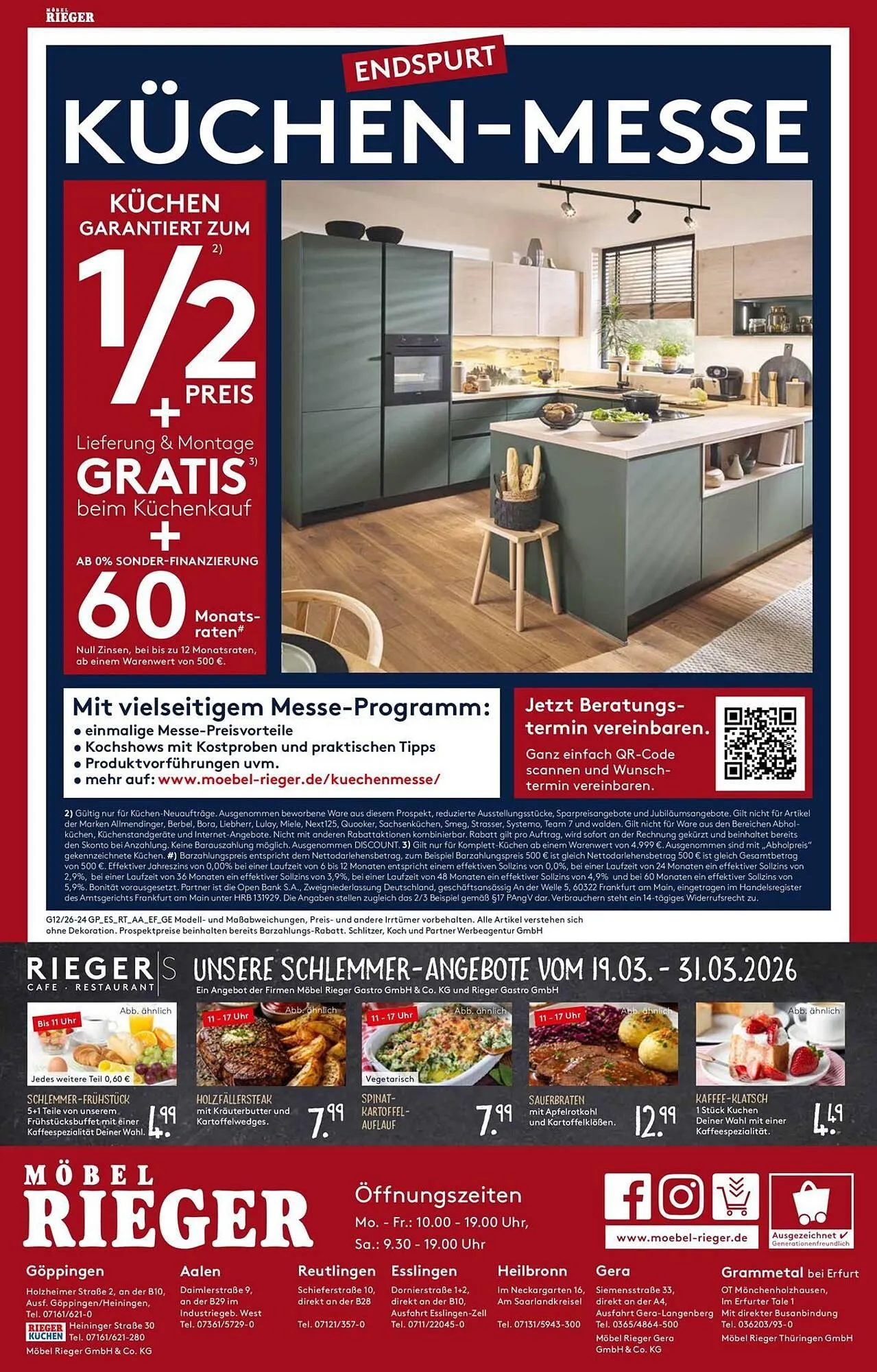 Möbel Rieger Prospekt von 26. März bis 9. April 2026 - Prospekt seite 24