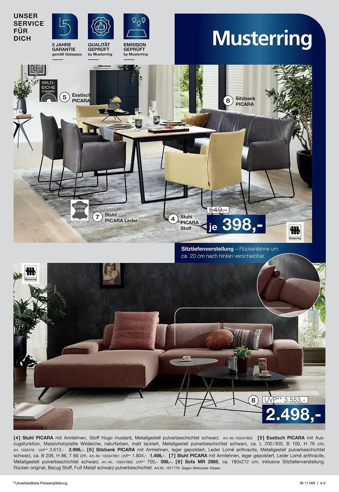 Möbel Inhofer Prospekt von 16. April bis 4. Mai 2025 - Prospekt seite 5