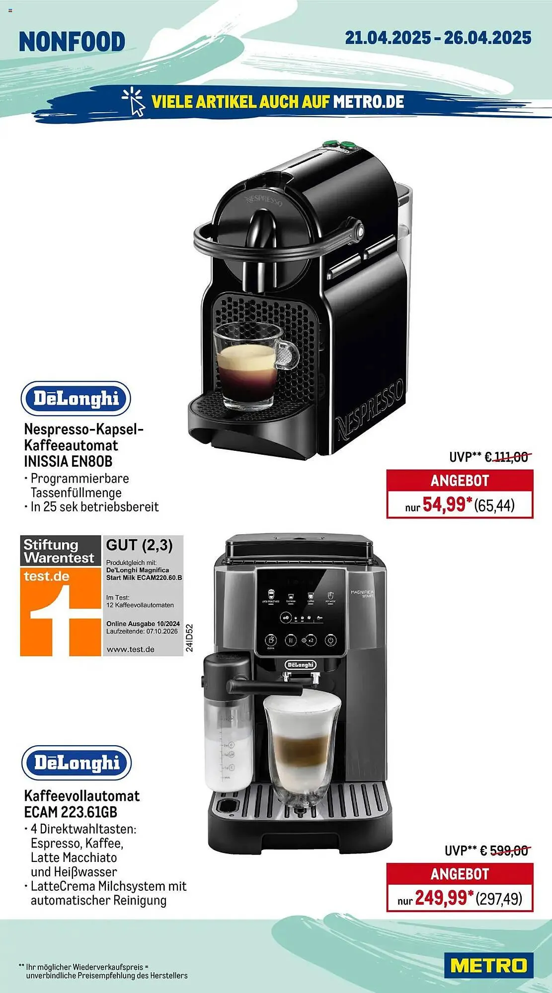 METRO Prospekt von 21. April bis 26. April 2025 - Prospekt seite 19