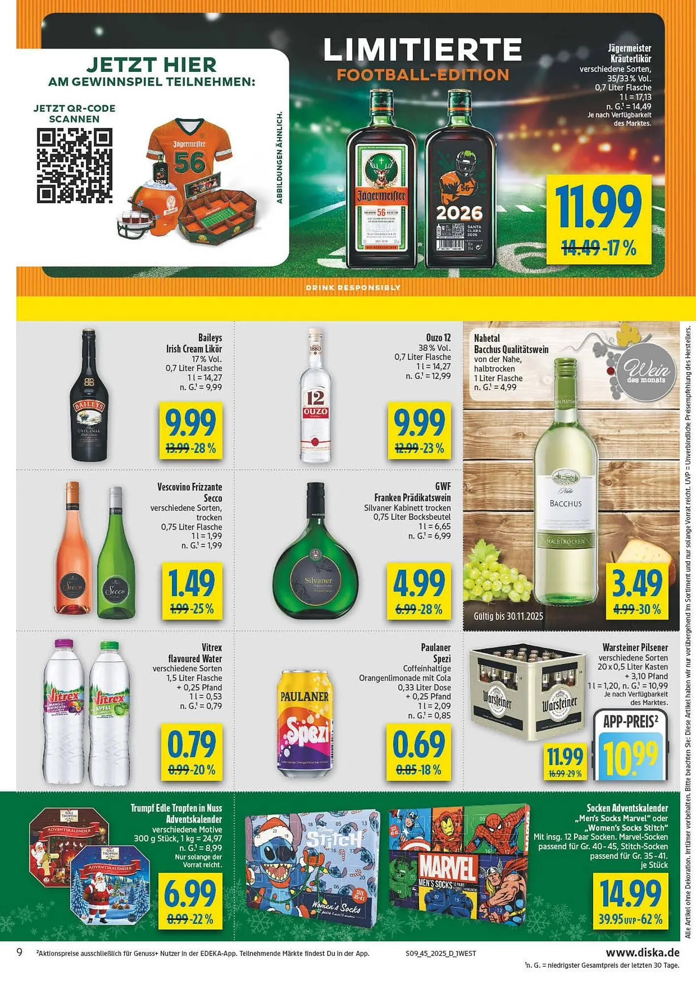 Diska Prospekt von 3. November bis 8. November 2025 - Prospekt seite 9