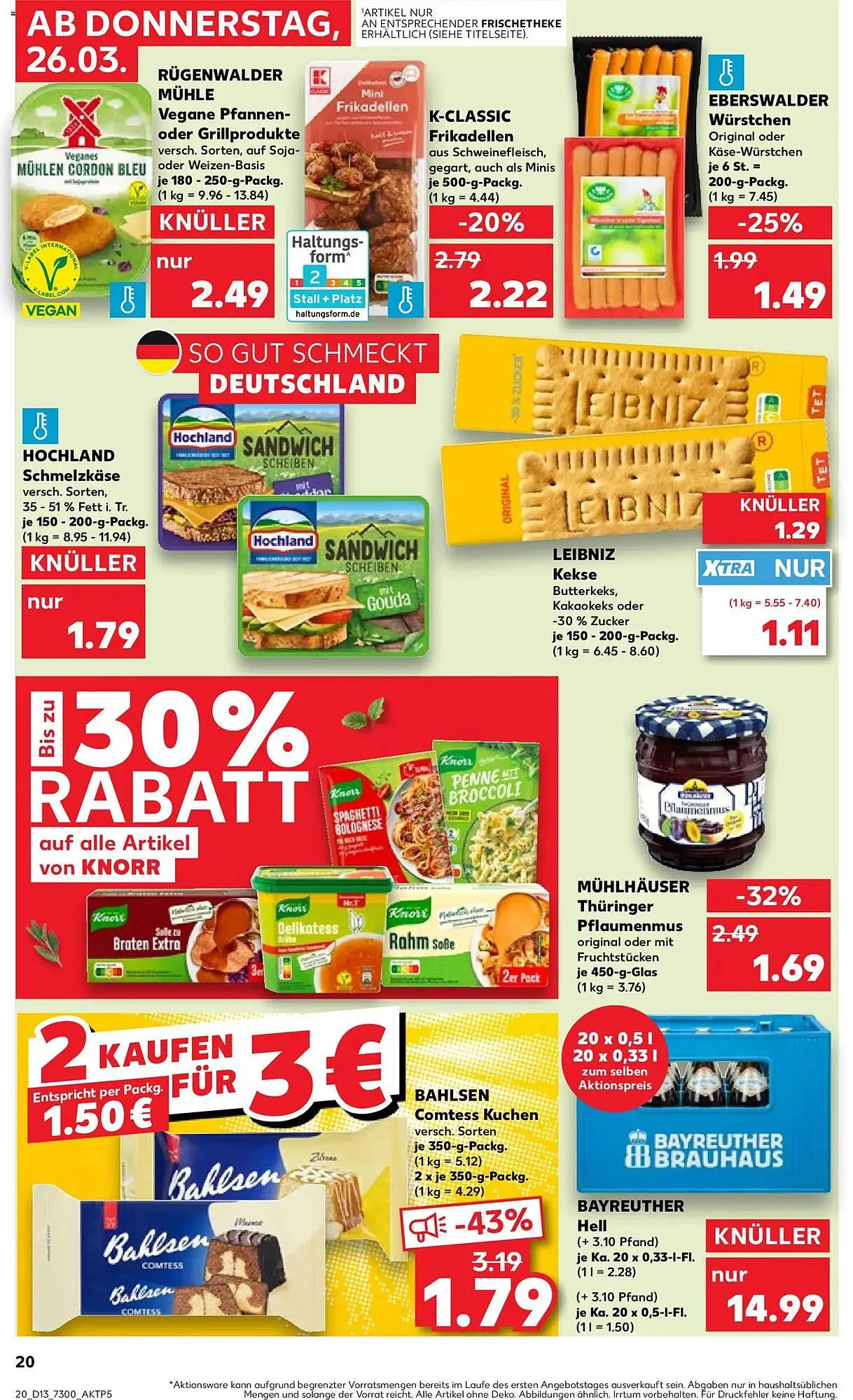 Kaufland Prospekt von 26. März bis 1. April 2026 - Prospekt seite 20